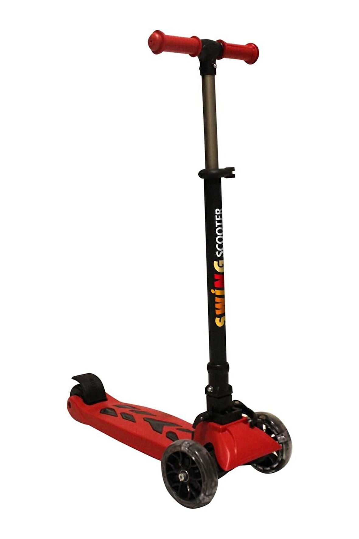 SWİNG SCOOTER KIRMIZI IŞIKLI Kız Erkek Çocuk Oyuncak Eğitici Oyuncaklar