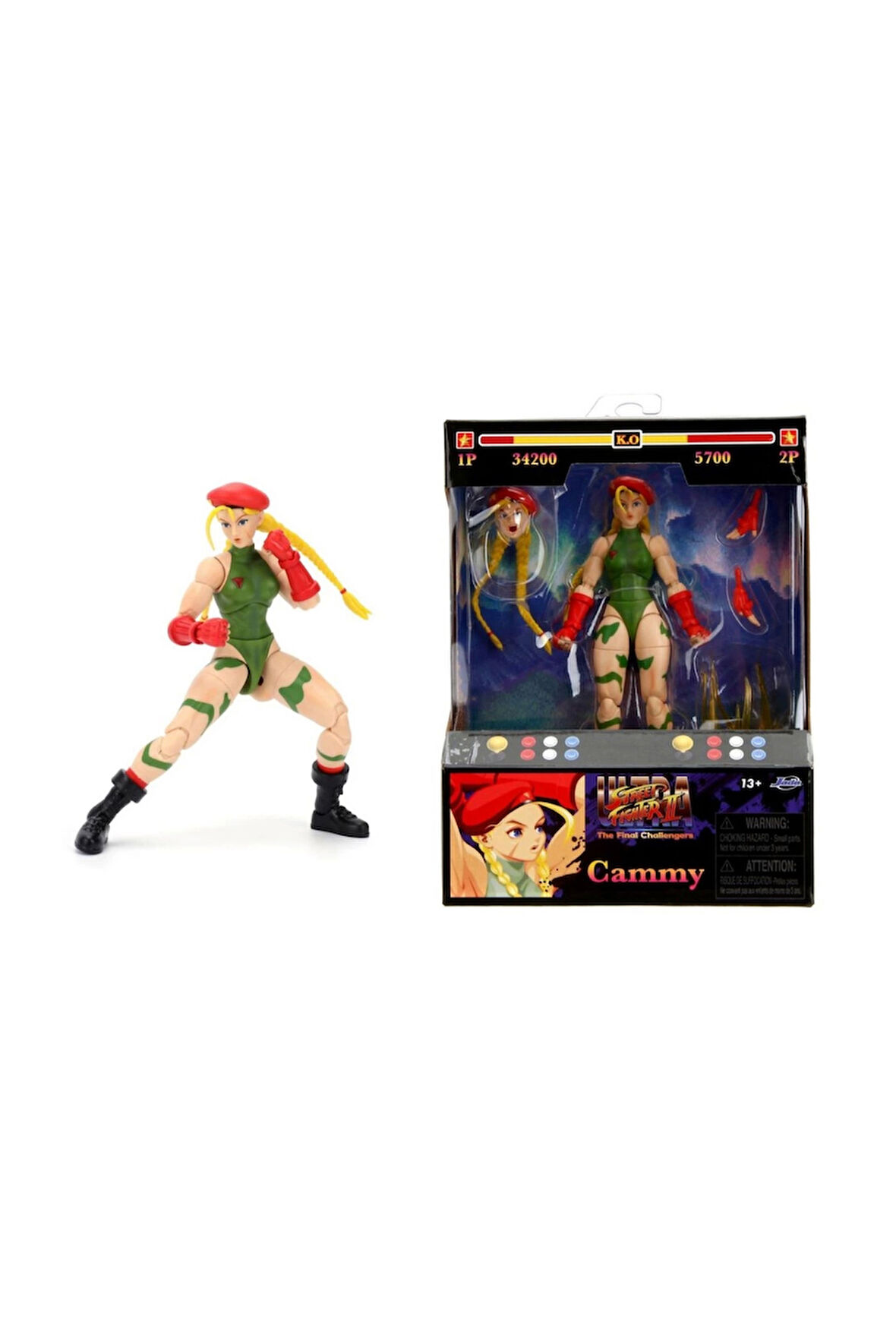 Jada Street Fighter Ii Cammy White Figür Kız Erkek Çocuk Oyuncak Eğitici Oyuncaklar