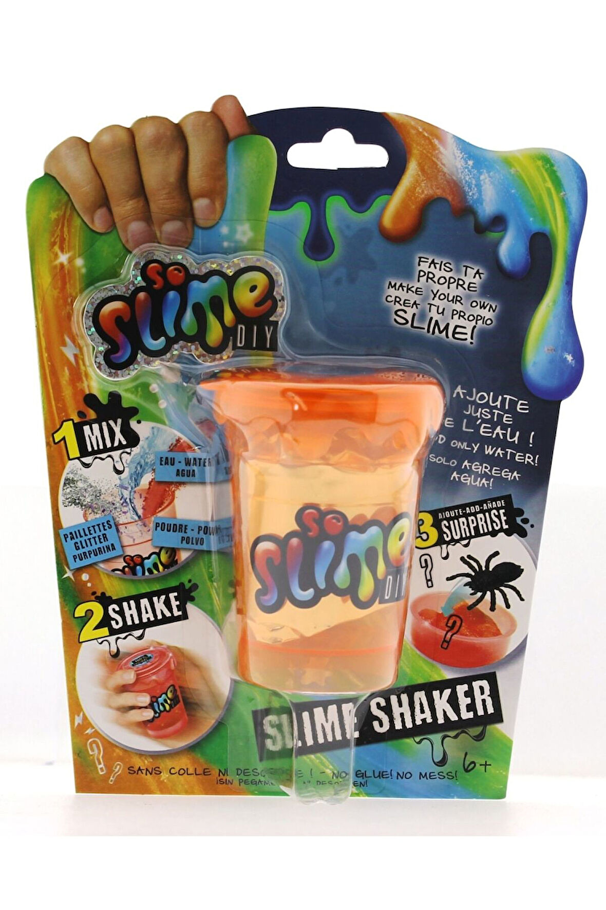 Turuncu Slime Shaker Creepy Tekli Paket Kız Erkek Çocuk Oyuncak Eğitici Oyuncaklar