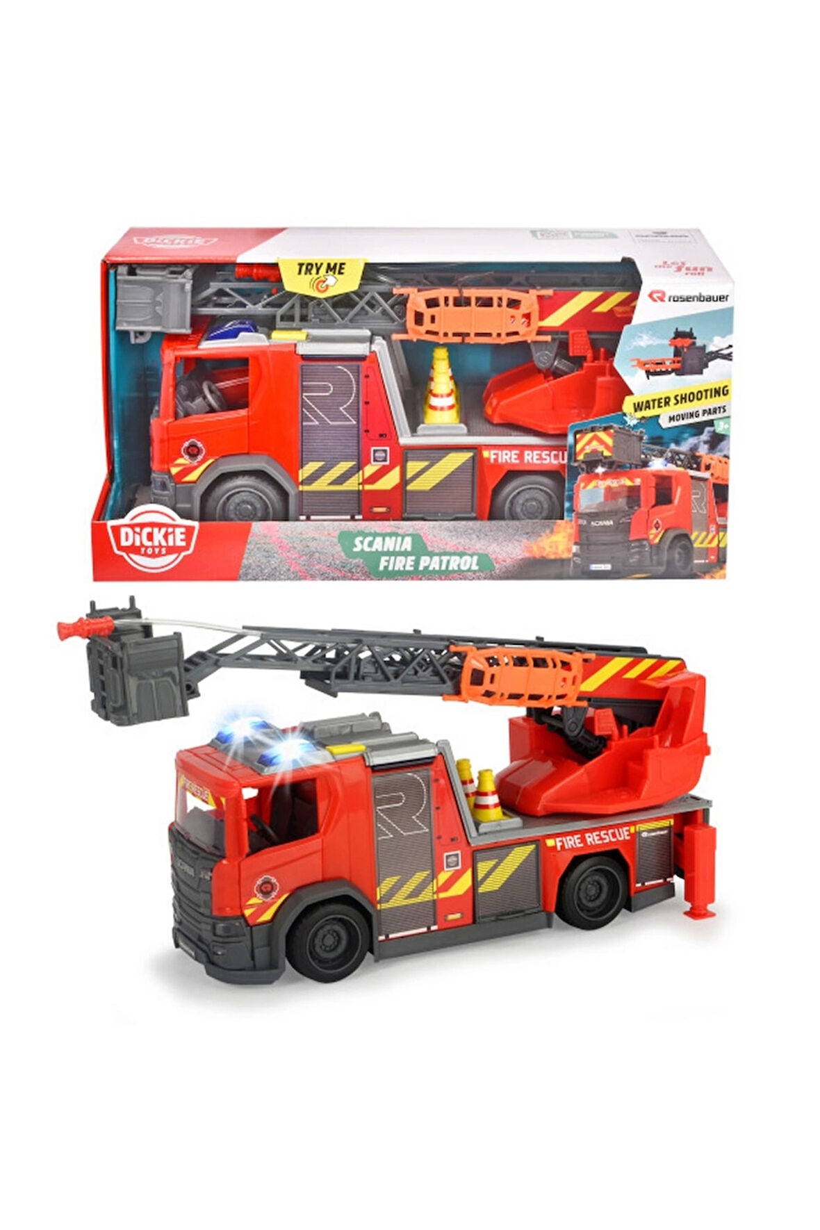 Dickie Scania İtfaiye Aracı Kız Erkek Çocuk Oyuncak Eğitici Oyuncaklar