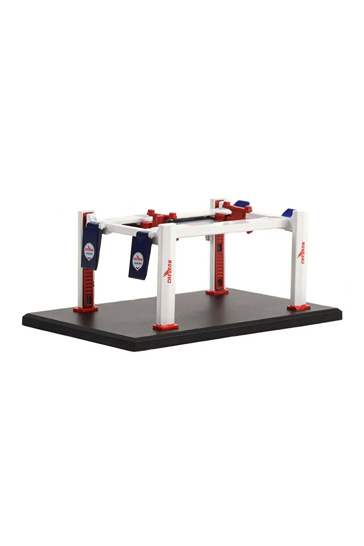 Greenlight 1/64 Chevron Gasolines Lift Kız Erkek Çocuk Oyuncak Eğitici Oyuncaklar