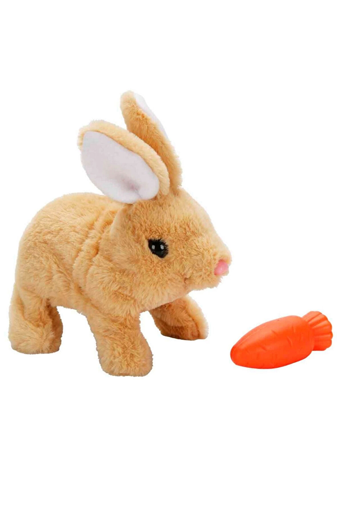 Sesli ve Hareketli Peluş Tavşan Kız Erkek Çocuk Oyuncak Eğitici Oyuncaklar