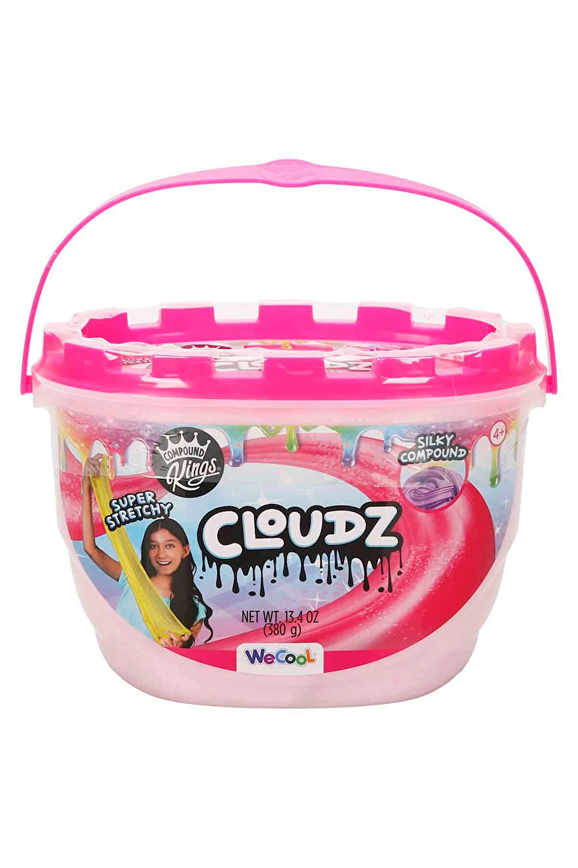 Compound Kings Cloudz Pembe Slime 380 Gr Kız Erkek Çocuk Oyuncak Eğitici Oyuncaklar