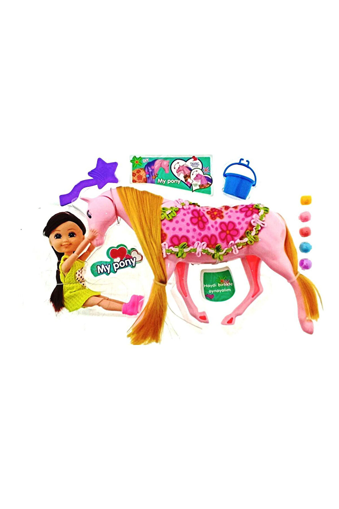 Gaga Love ve Pembe Atı Kız Erkek Çocuk Oyuncak Eğitici Oyuncaklar