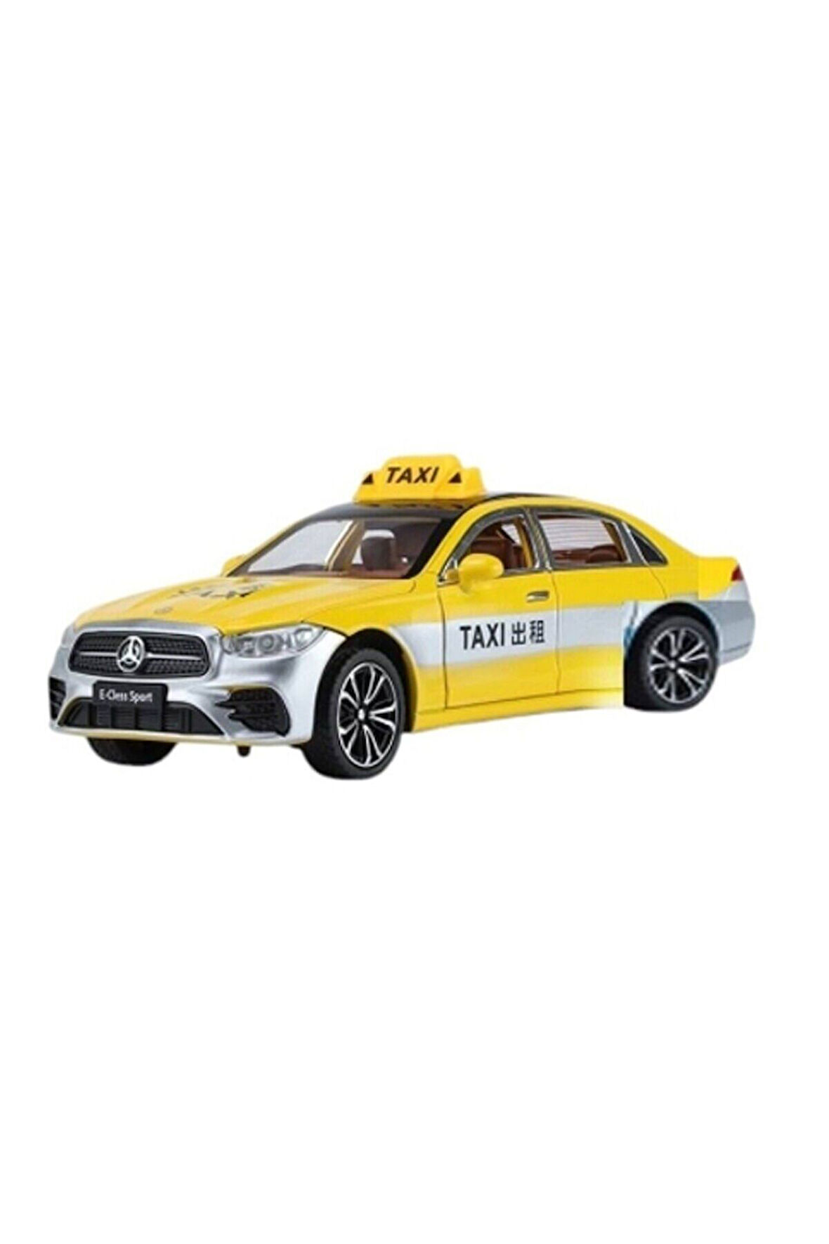 XHD-B2426 C-Vardem Çek Bırak 1:24 Işıklı Ve Sesli Kapıları Açılan Mrs Taxi Kız Erkek Çocuk Oyuncak E