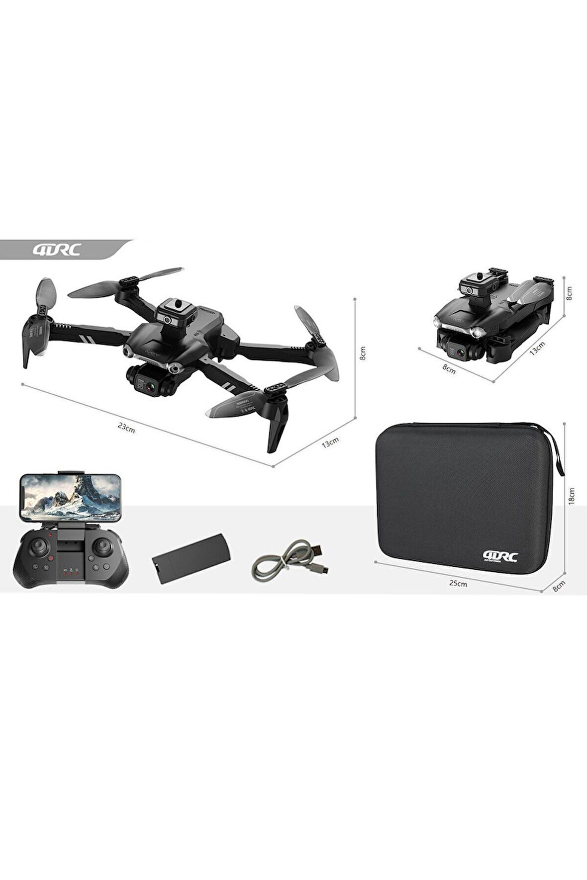 4D-V28 080P Full HD Camera Brushless - Gepettoys Kız Erkek Çocuk Oyuncak Eğitici Oyuncaklar