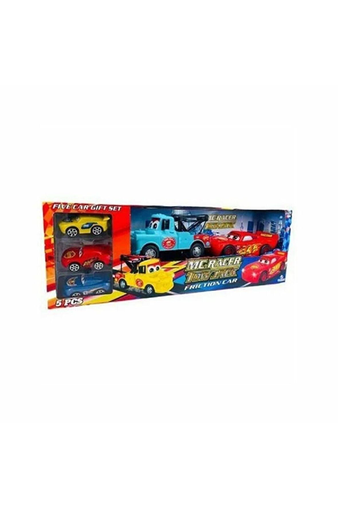 ÇEKİCİ CARS 5 Lİ ARABA Kız Erkek Çocuk Oyuncak Eğitici Oyuncaklar