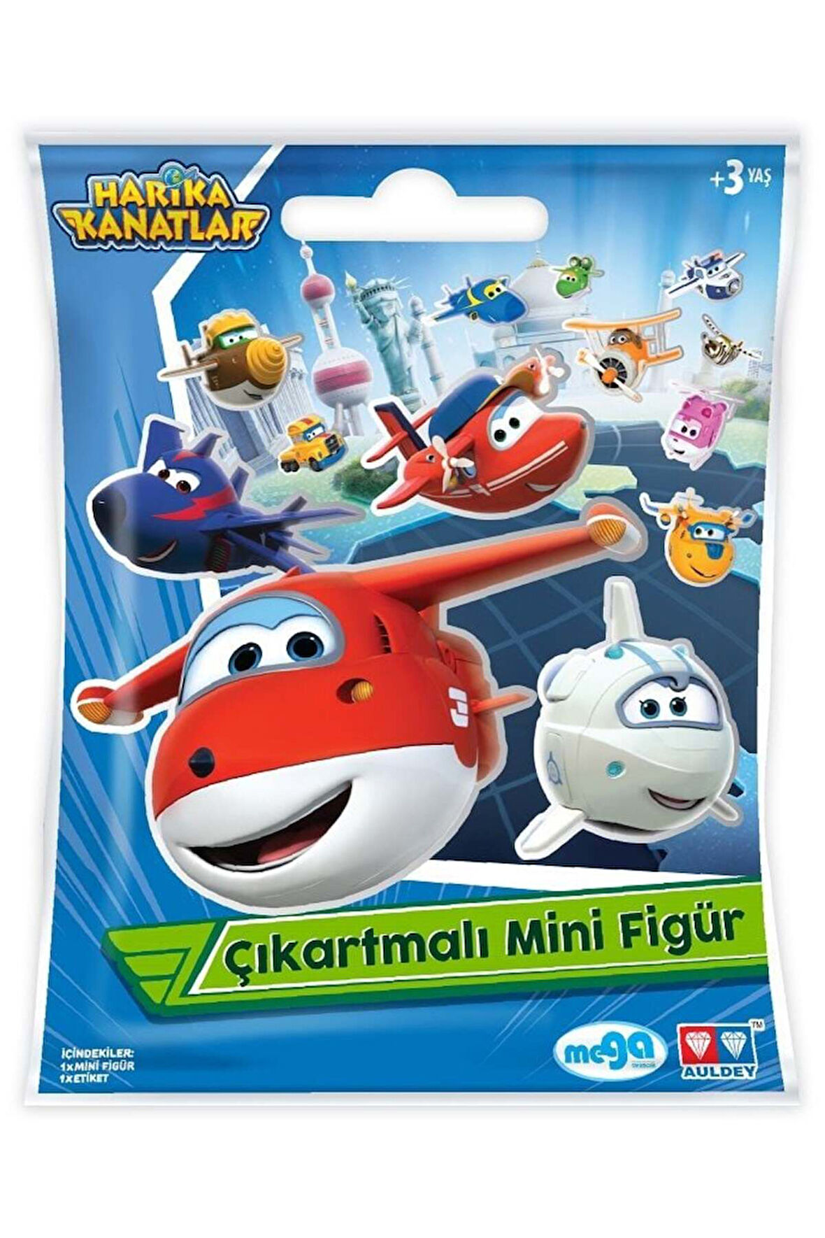 Harika Kanatlar Çıkartmalı Mini Figür Paket 20900 Kız Erkek Çocuk Oyuncak Eğitici Oyuncaklar