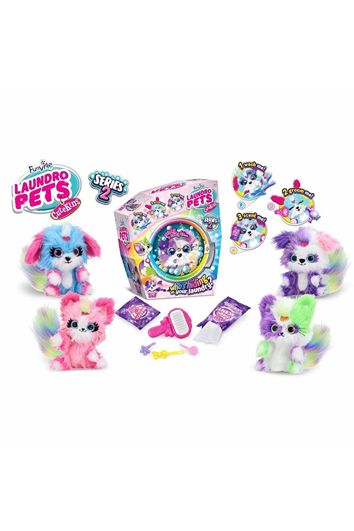 1050424 SUN-FNV-PELUŞ LAUINDRO PETS S3 SÜRPRİZ PAKET Kız Erkek Çocuk Oyuncak Eğitici Oyuncaklar
