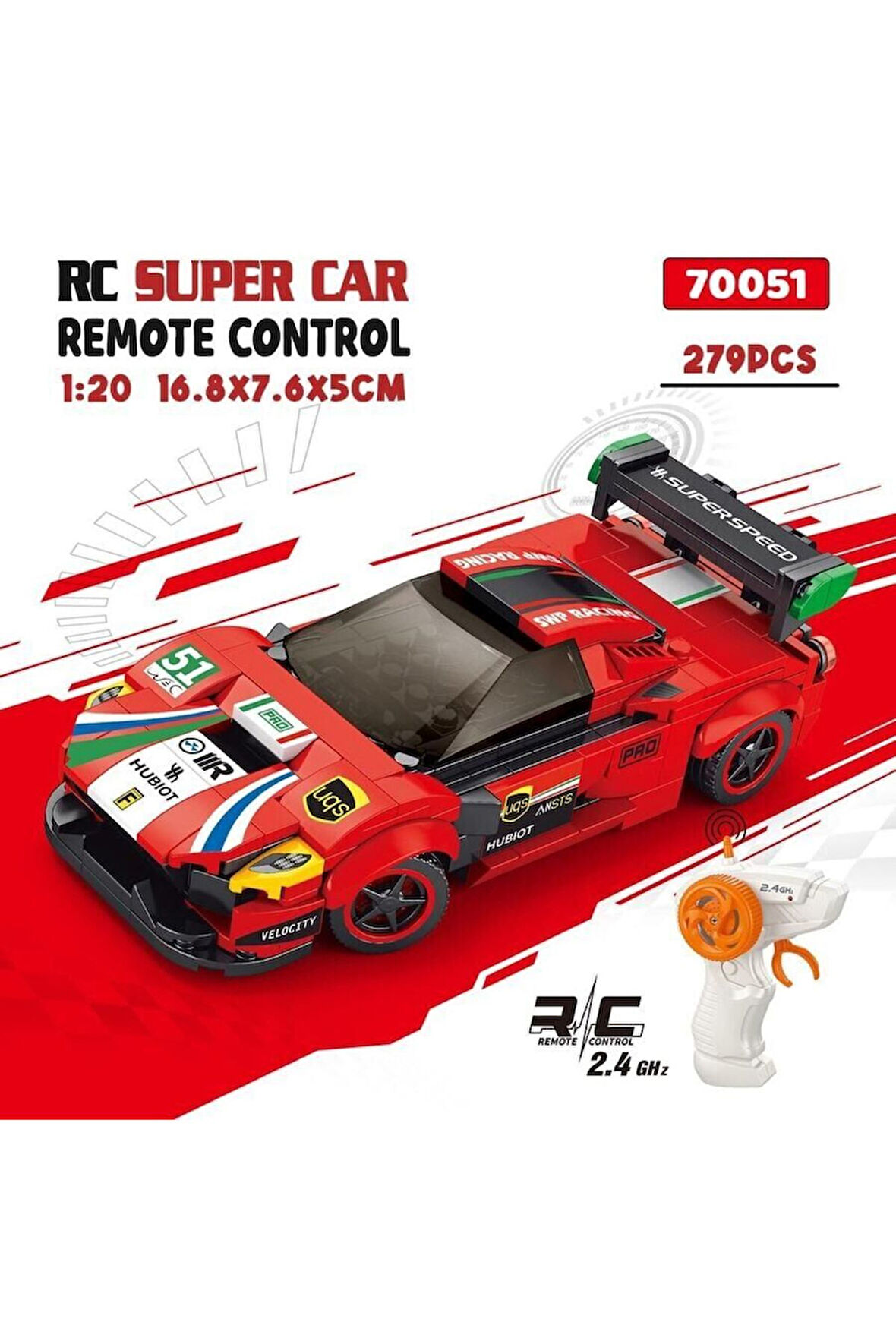 70051 279 PCS YAPI SETİ UK FERRARİ Kız Erkek Çocuk Oyuncak Eğitici Oyuncaklar