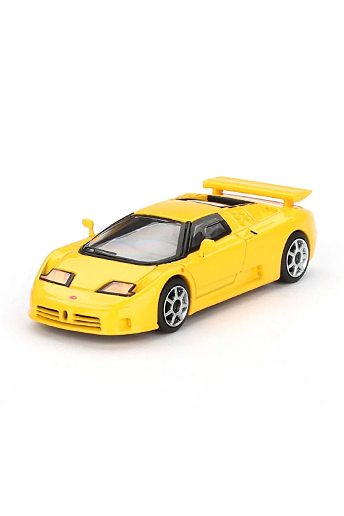 Mini GT 1/64 Bugatti EB110 Super Sport Giallo Bugatti Kız Erkek Çocuk Oyuncak Eğitici Oyuncaklar