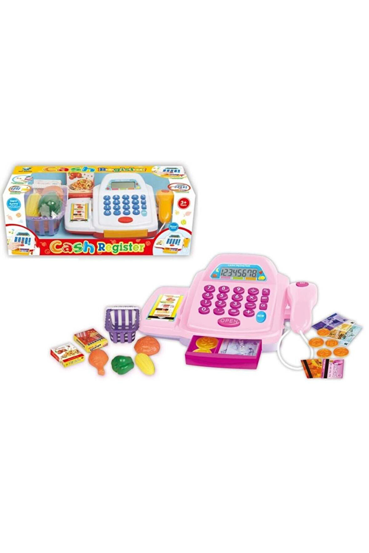 IŞIKLI VE SESLİ AKSESUAR KASA Kız Erkek Çocuk Oyuncak Eğitici Oyuncaklar