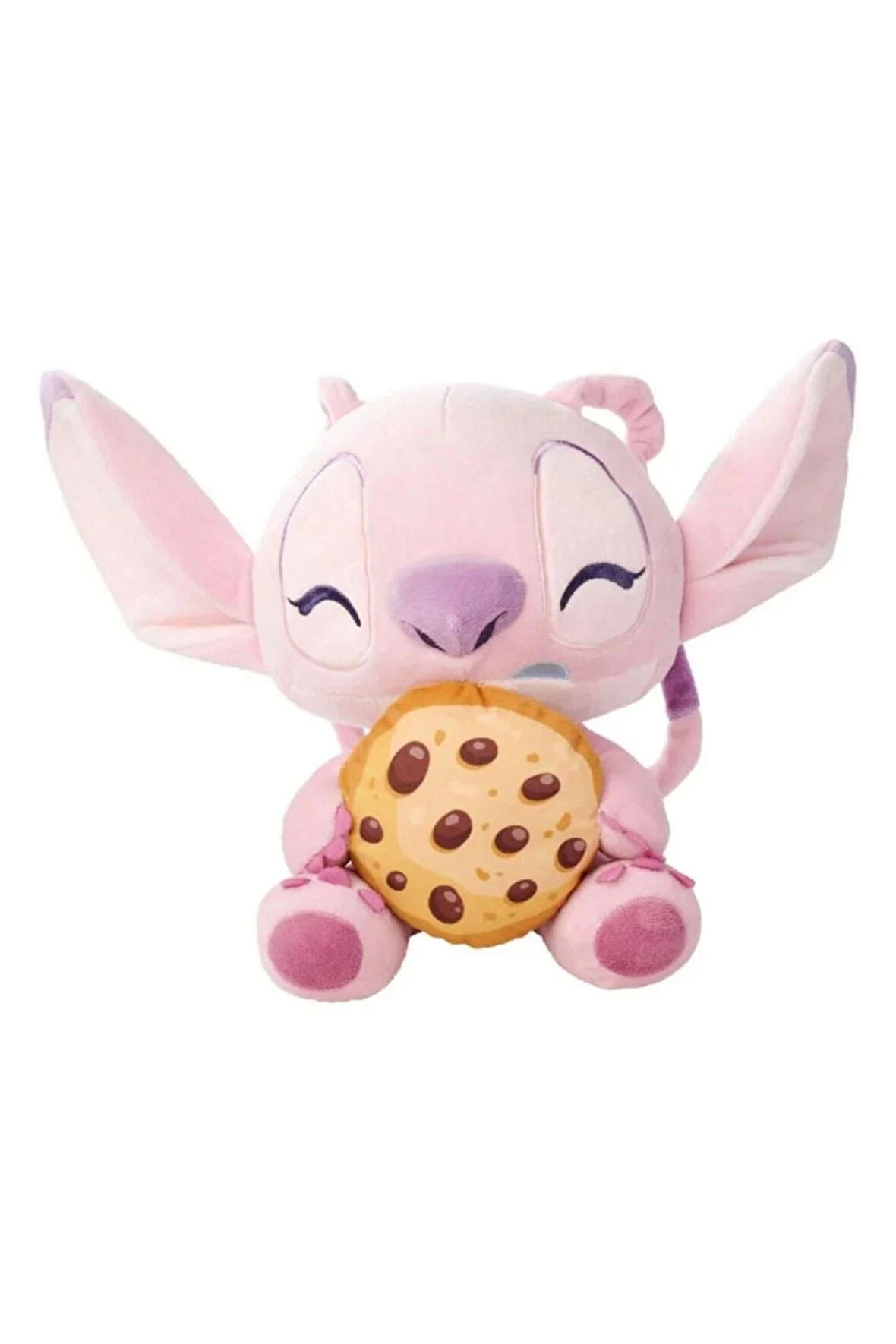 Stitch Kurabiye Yiyen Angel Peluş 25cm Kız Erkek Çocuk Oyuncak Eğitici Oyuncaklar