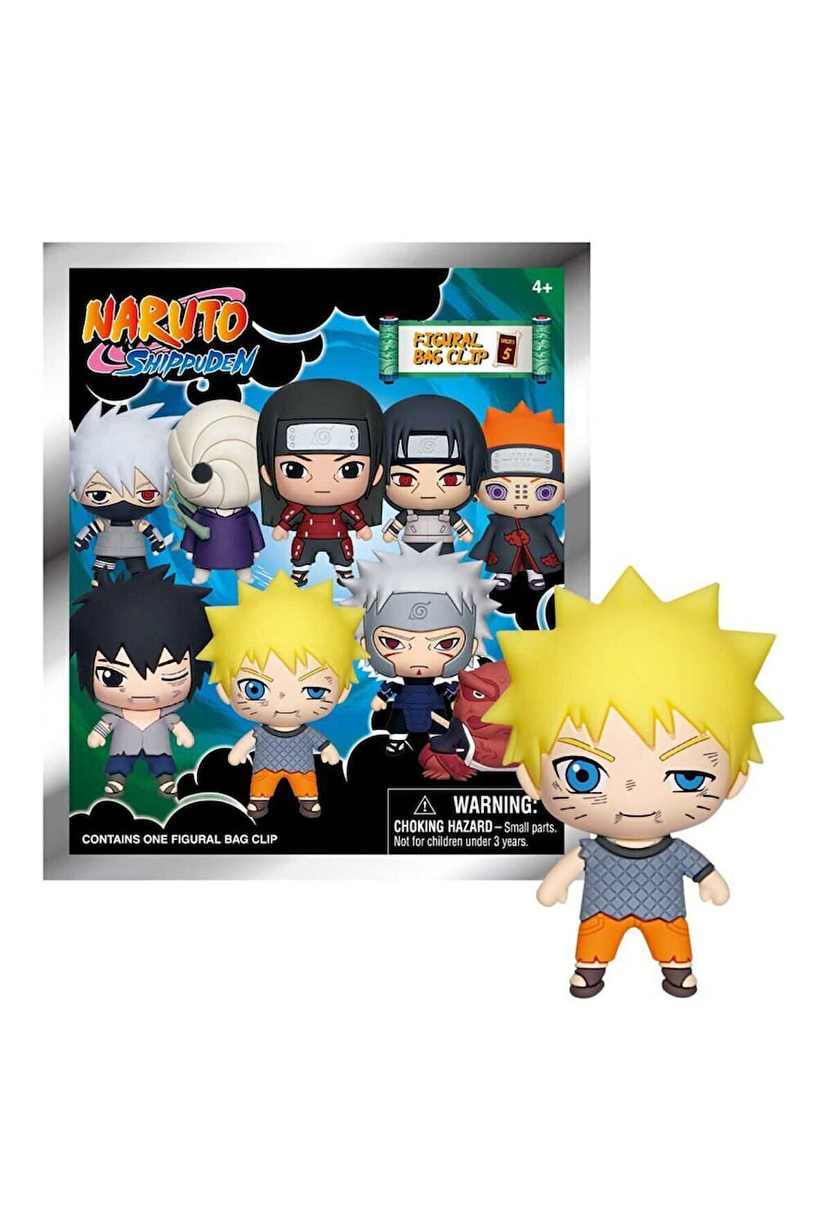 MONO 70570 MONOGRAM NARUTO KLİPSLİ FİGÜR SERİ 5 24LÜ DİSPLAY Kız Erkek Çocuk Oyuncak Eğitici Oyuncak