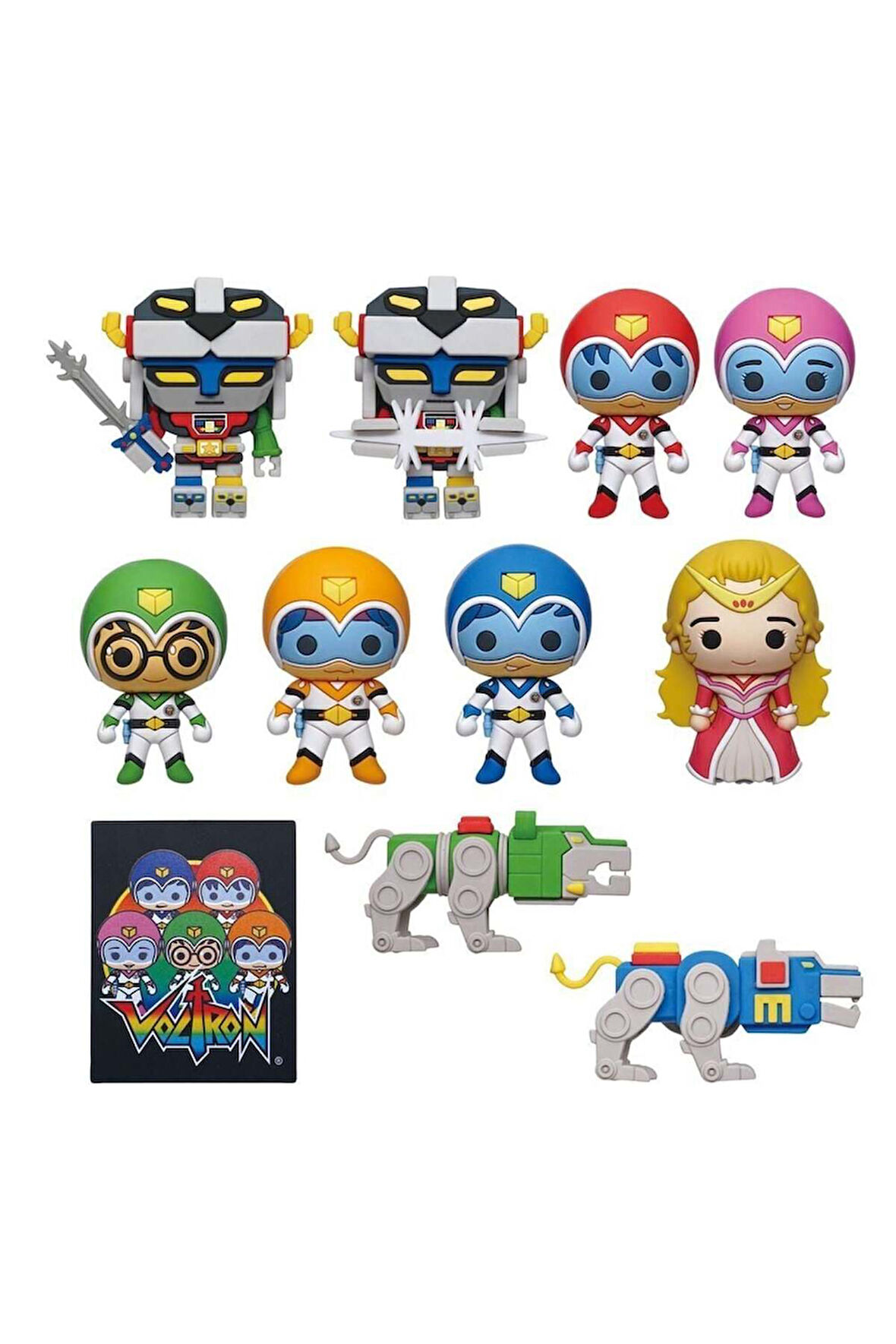 MONO 76190 MONOGRAM VOLTRON KLİPSLİ FİGÜR 24LÜ DİSPLAY Kız Erkek Çocuk Oyuncak Eğitici Oyuncaklar
