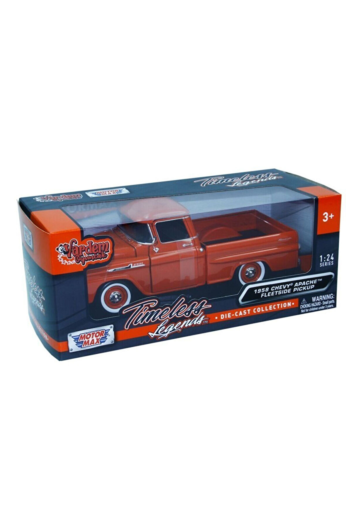 79311 1:24 1958 CHEVY APACHE FLEETLINE PICKUP Kız Erkek Çocuk Oyuncak Eğitici Oyuncaklar