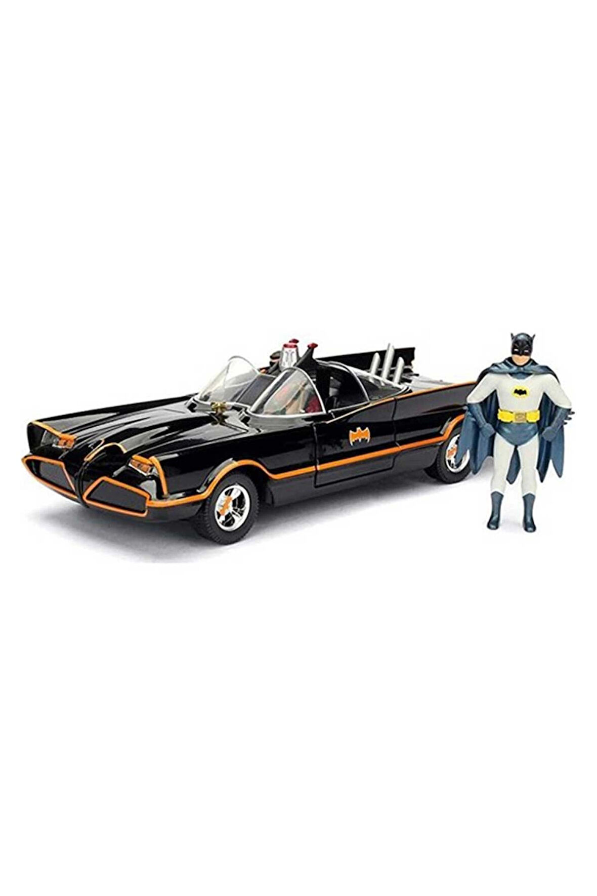 Jada 1:24 Batman 1966 Classic Batmobile Kız Erkek Çocuk Oyuncak Eğitici Oyuncaklar