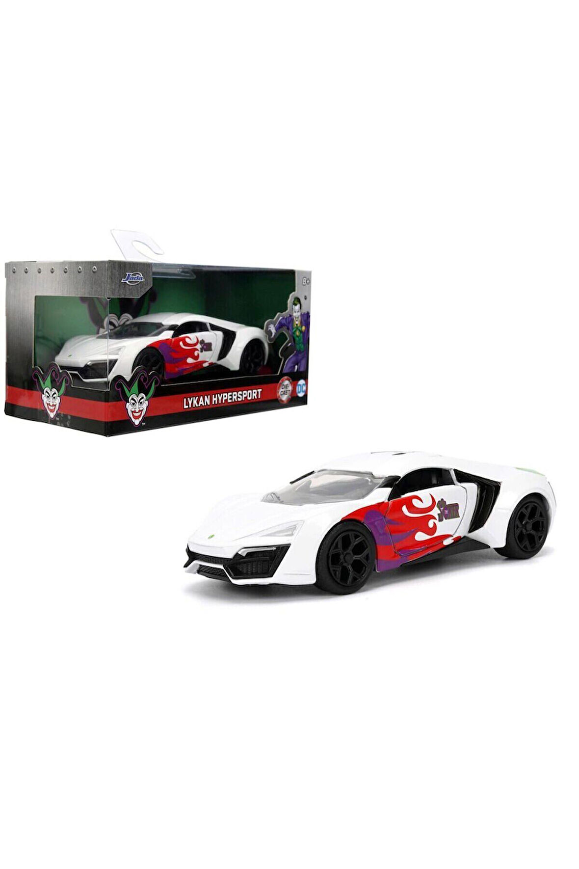 9336140314R00 DC Joker Lykan Hypersport 1 32 Kız Erkek Çocuk Oyuncak Eğitici Oyuncaklar
