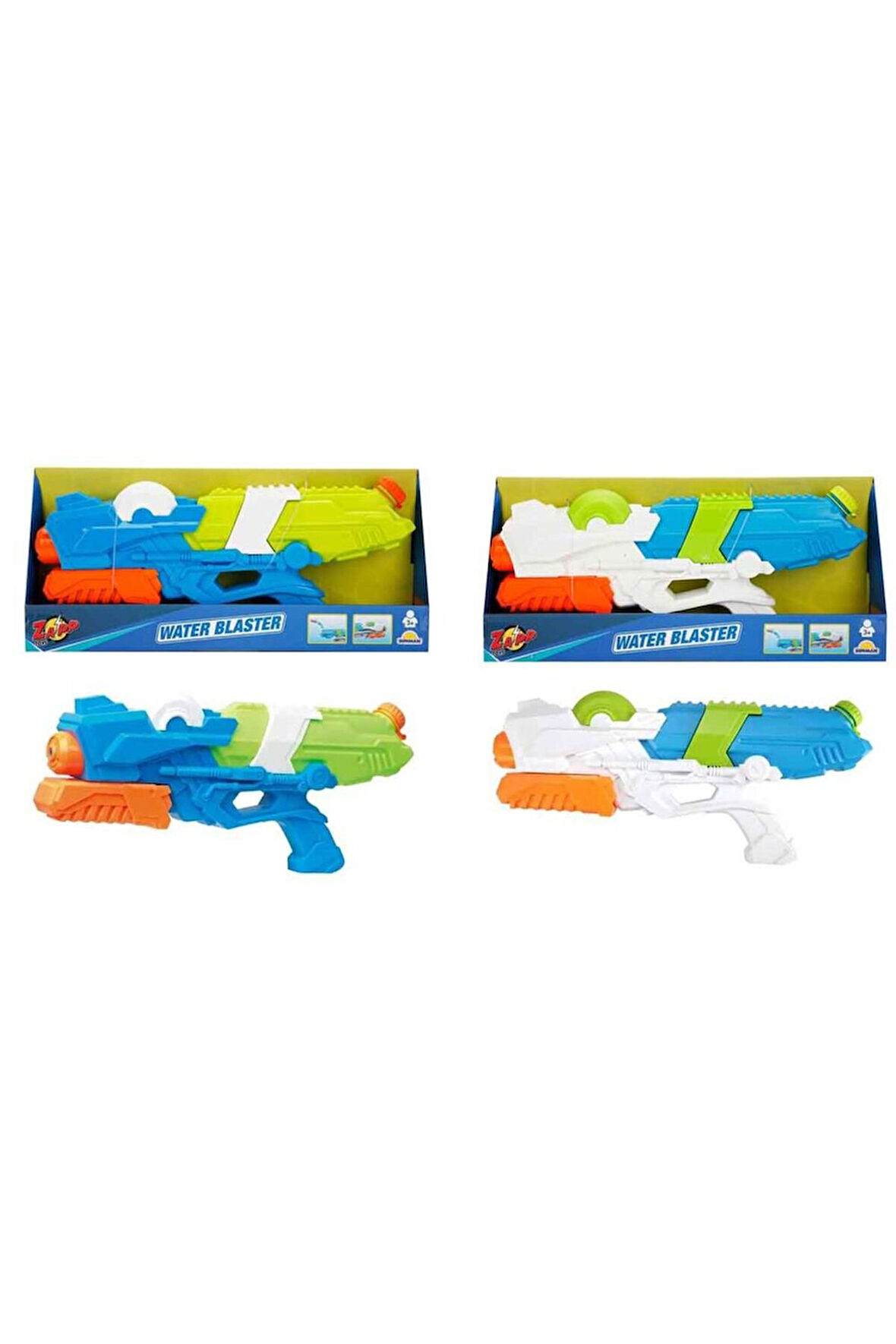 ZAP SU TABANCASI 40CM 500ML ORTA 2RNK Kız Erkek Çocuk Oyuncak Eğitici Oyuncaklar