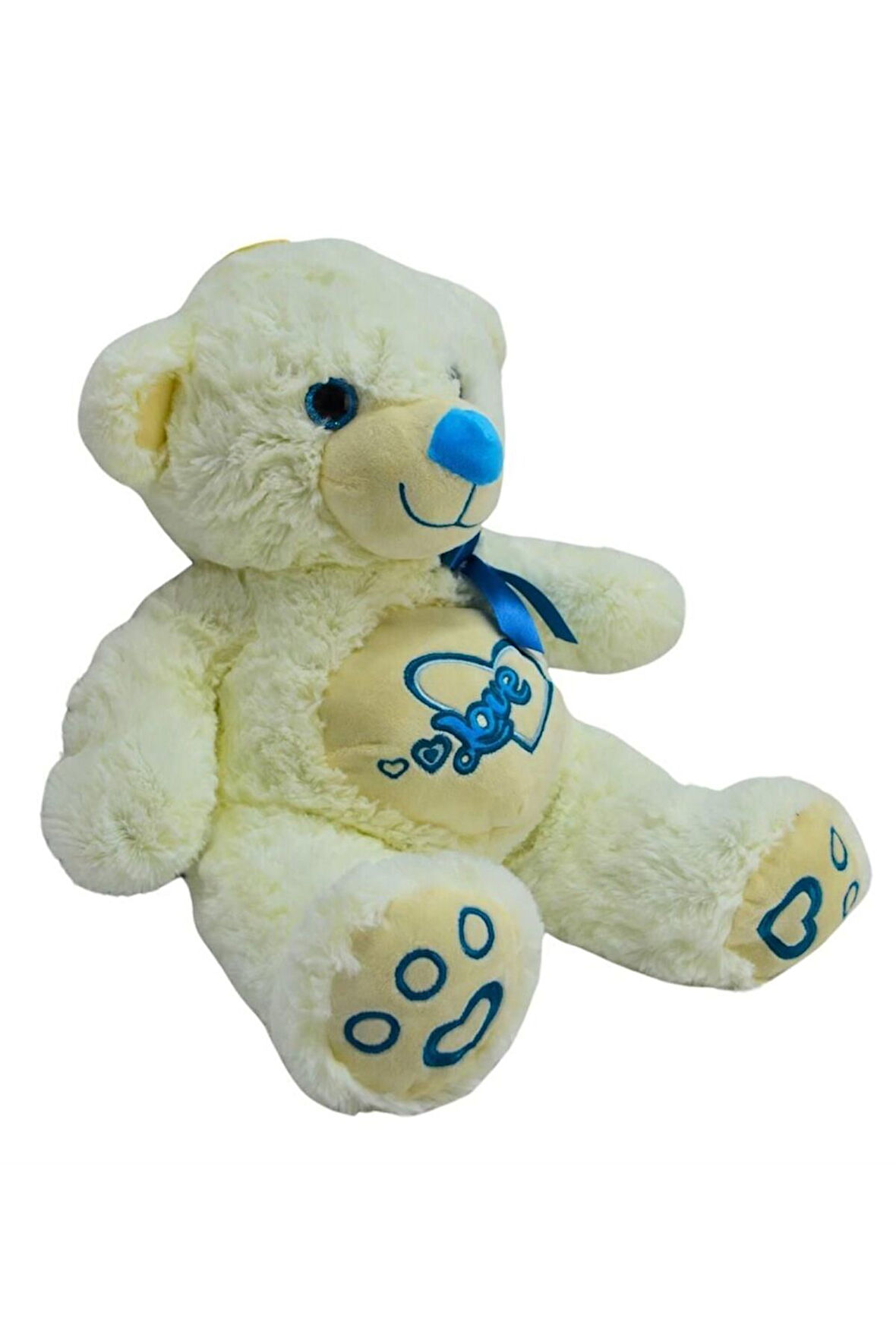 PELUŞ 50CM GÖBEKLİ AYI Kız Erkek Çocuk Oyuncak Eğitici Oyuncaklar