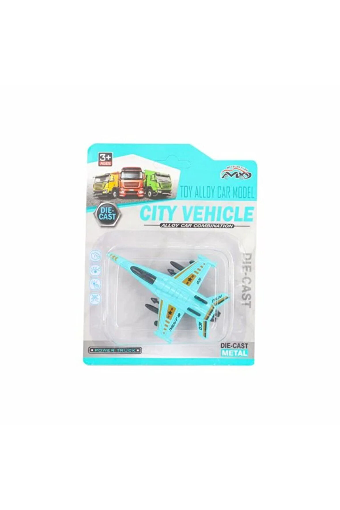 Die Cast Metal F-18 Benzeri Savaş Uçağı Kız Erkek Çocuk Oyuncak Eğitici Oyuncaklar