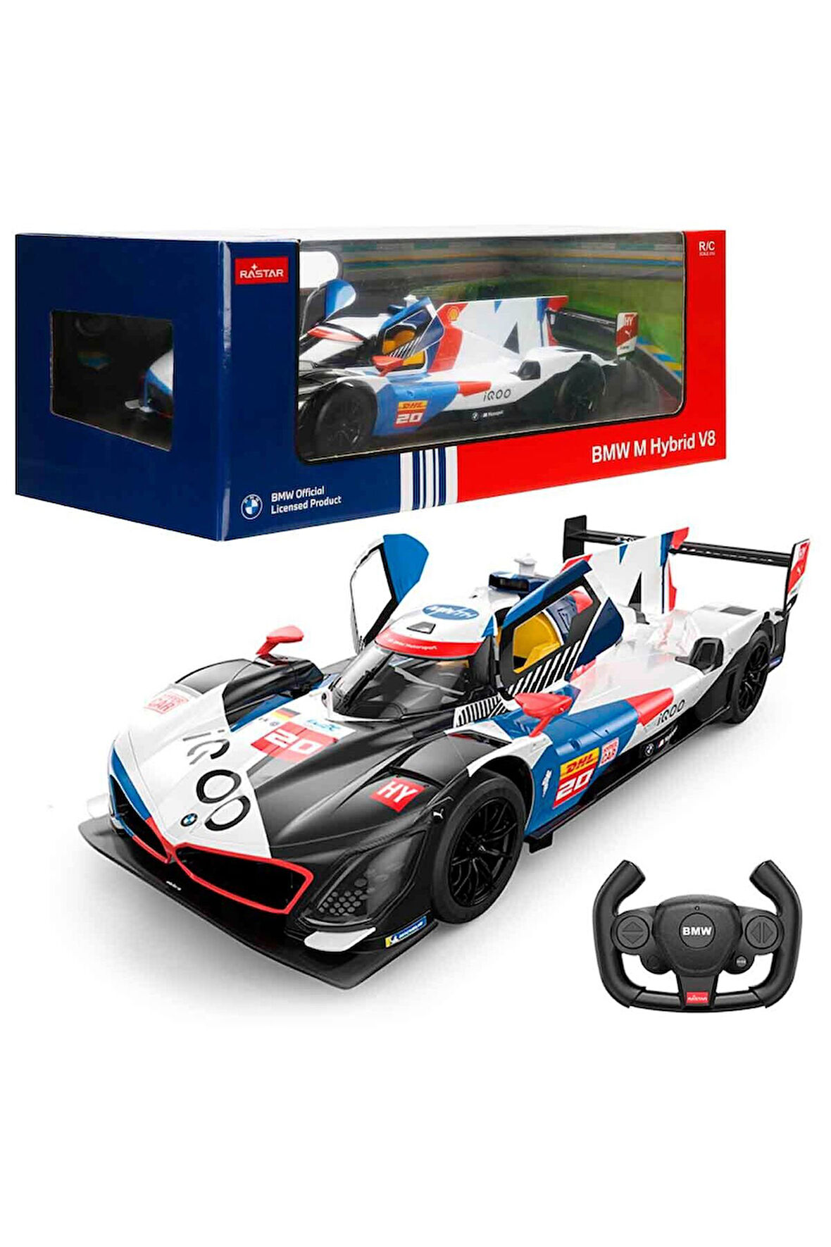 10190 SUN-RAS-R C ARABA 1 14 BMW M HYBRID V8 LMDH FF 2 4GHZ Kız Erkek Çocuk Oyuncak Eğitici Oyuncakl