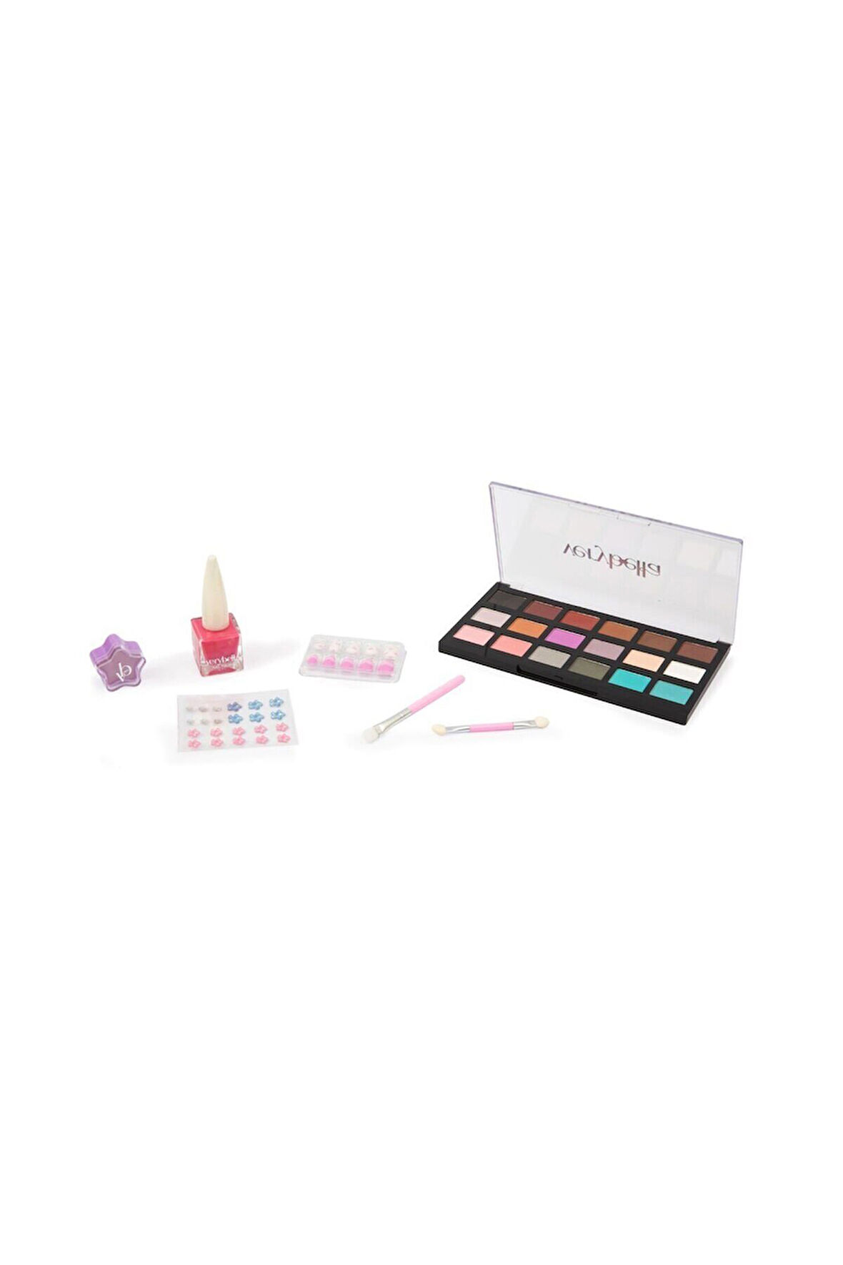 VRB82000 Very Bella - Stylish Set (far paketi+oje+takma tırnak+sticker) Kız Erkek Çocuk Oyuncak Eğit