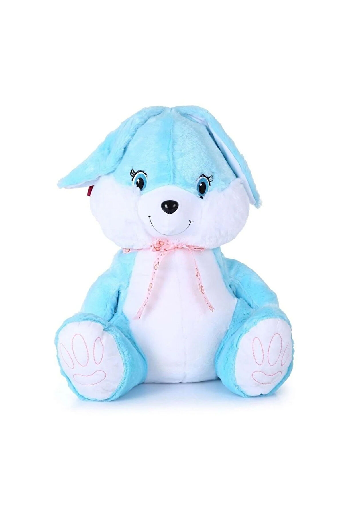 1269M Mavi Tavşan 40cm-Selay Oyuncak Kız Erkek Çocuk Oyuncak Öğretici Oyuncaklar