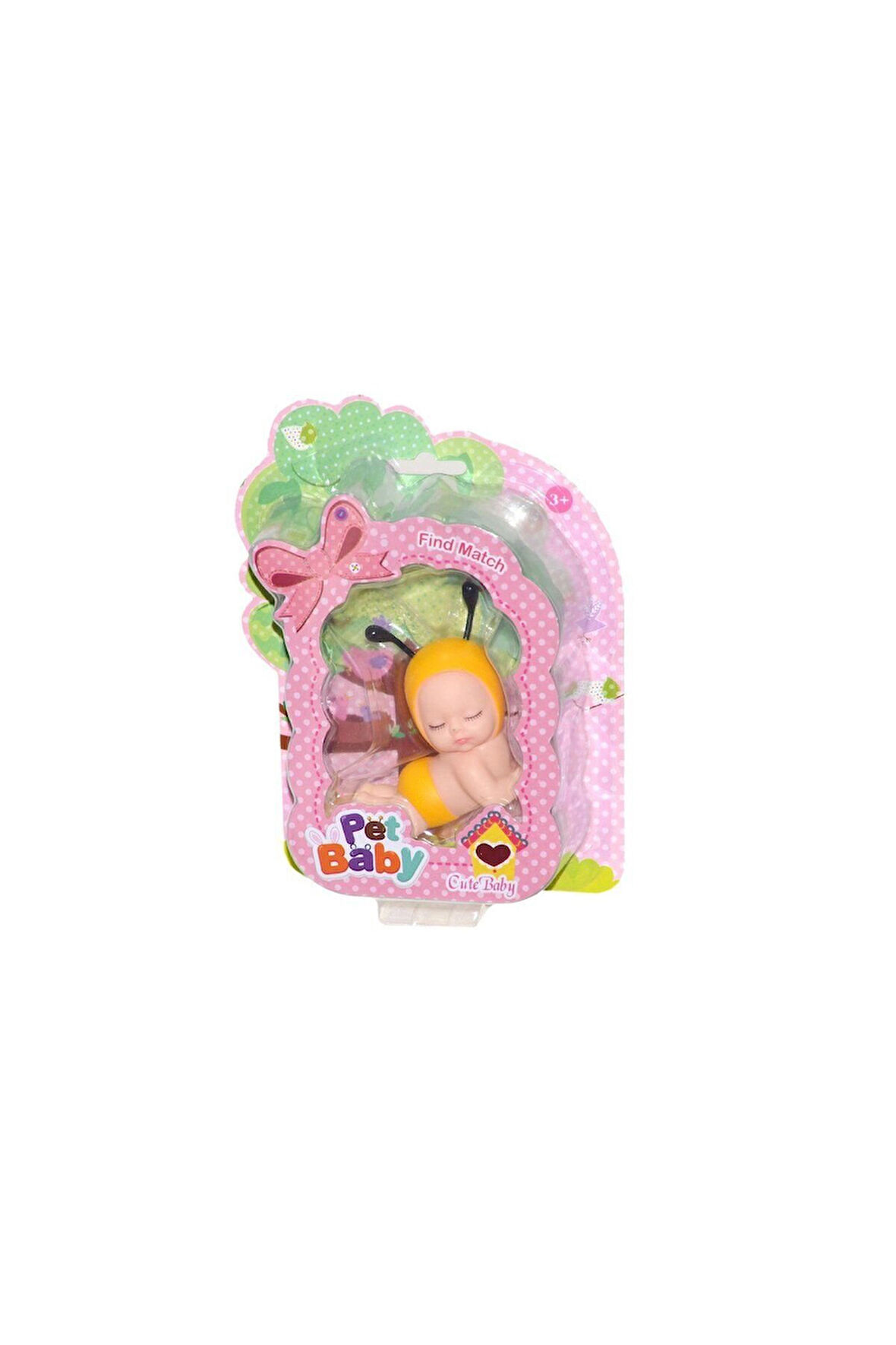 21113CD 4CD 5CD YB226643 Birlik, Şirin Uyuyan Bebekler - Pet Baby - 1adet stokta olan gönderilir Kız