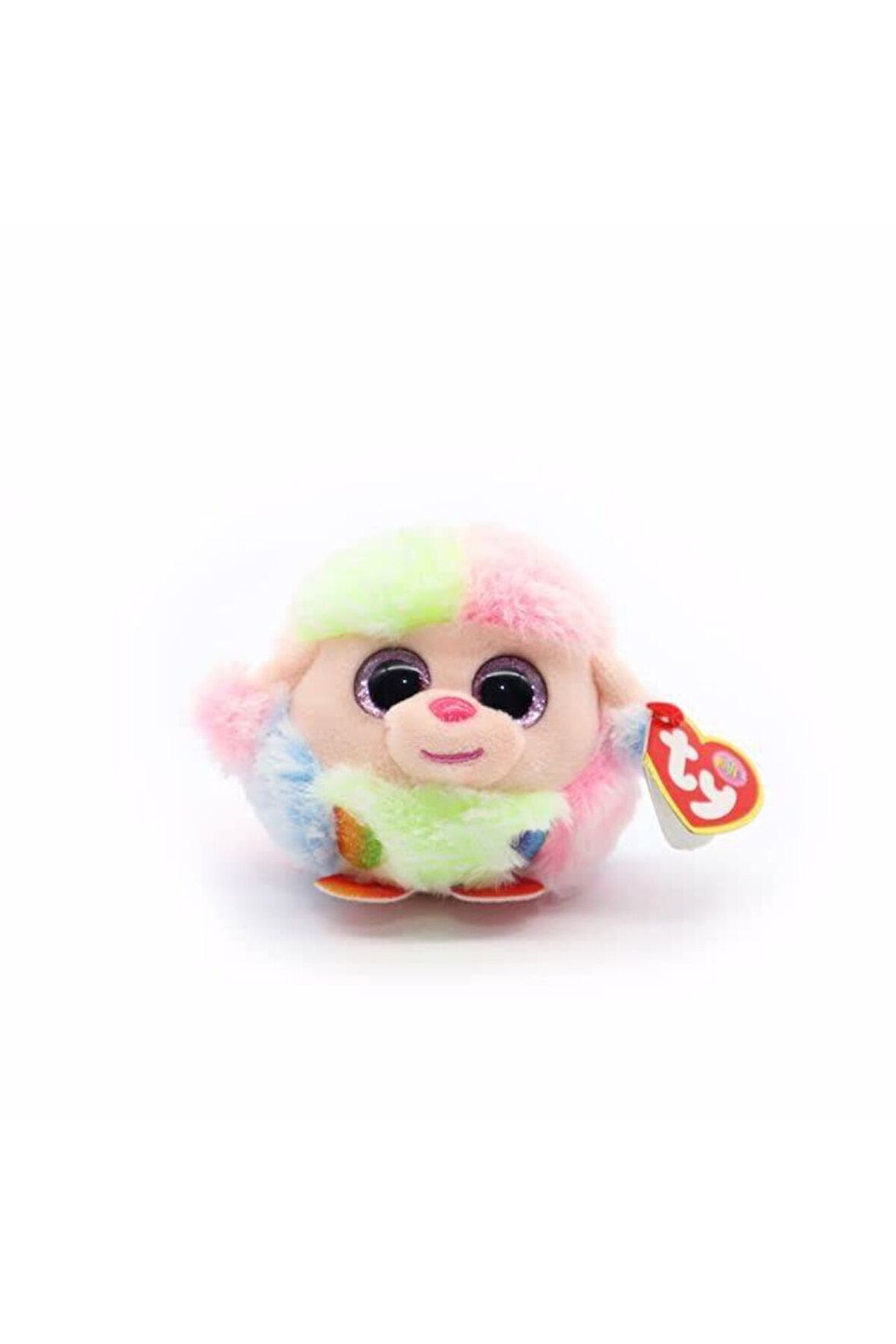 Ty Puffies Peluş Köpek Kaniş Rainbow 7cm Kız Erkek Çocuk Oyuncak Eğitici Oyuncaklar