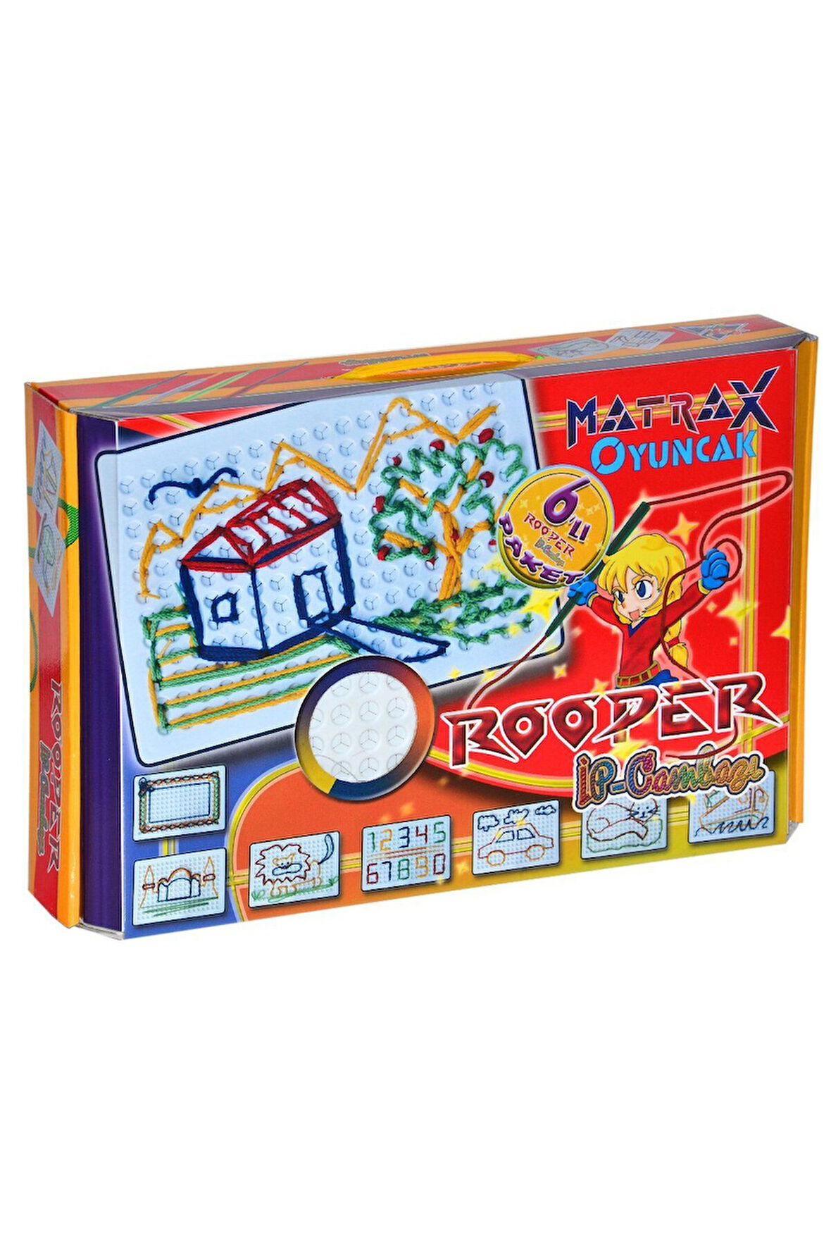 036 Matrax, Rooper - İp Cambazı 6'lı paket Kız Erkek Çocuk Oyuncak Eğitici Oyuncaklar
