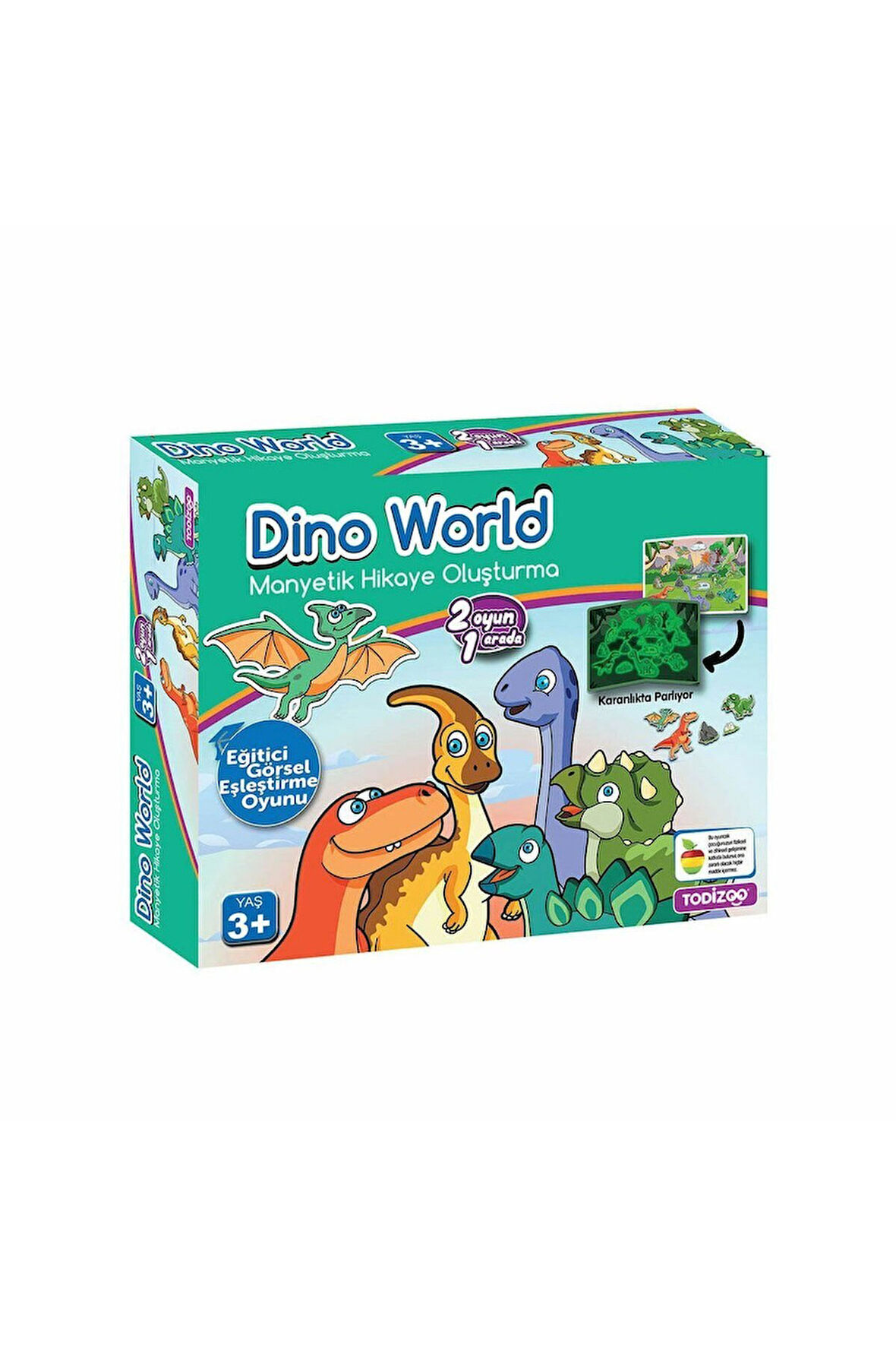 83915 Dino World Manyetik Hikaye Oluşturma Kız Erkek Çocuk Oyuncak Eğitici Oyuncaklar