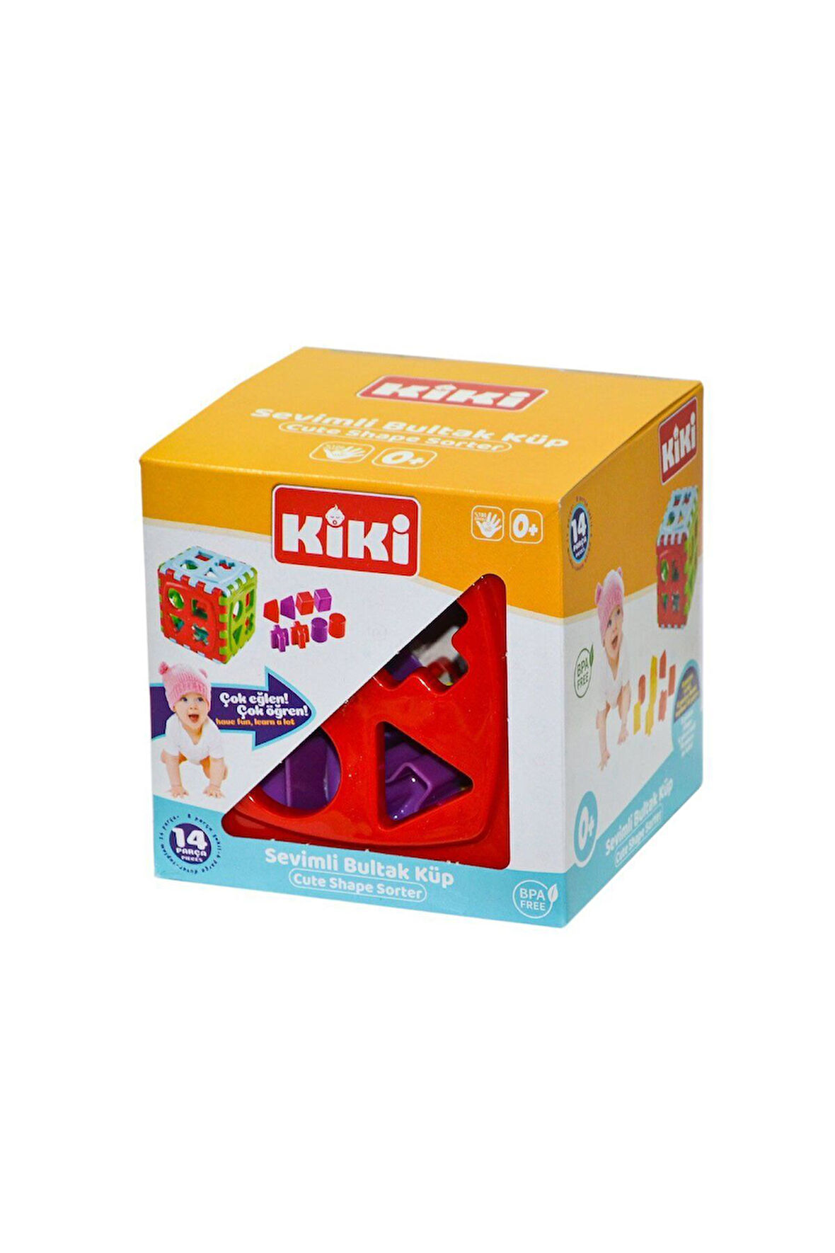 AE-1312 Sevimli Bultak Küp -Kiki Kız Erkek Çocuk Oyuncak Eğitici Oyuncaklar