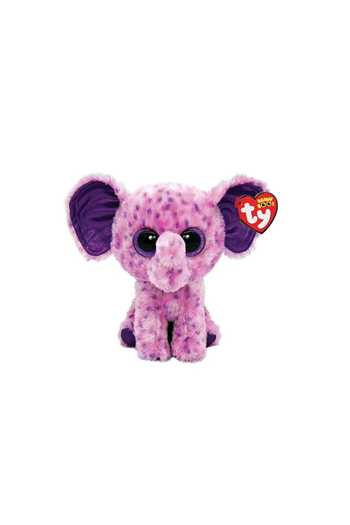 Ty Beanie Boo's Eva Elephant Purple Peluş Kız Erkek Çocuk Oyuncak Eğitici Oyuncaklar