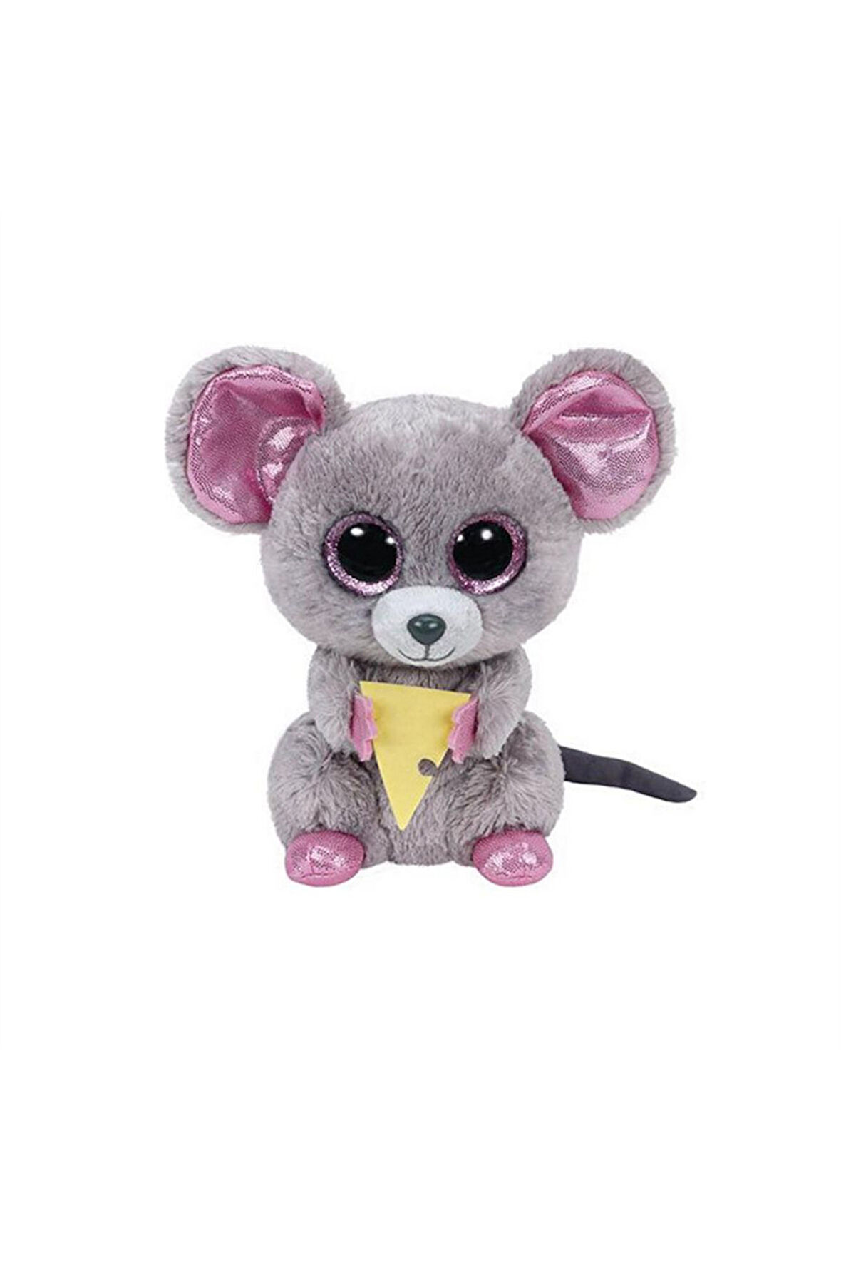 TY36192 Peluş Squeaker Mouse With Cheese Reg Kız Erkek Çocuk Oyuncak Eğitici Oyuncaklar