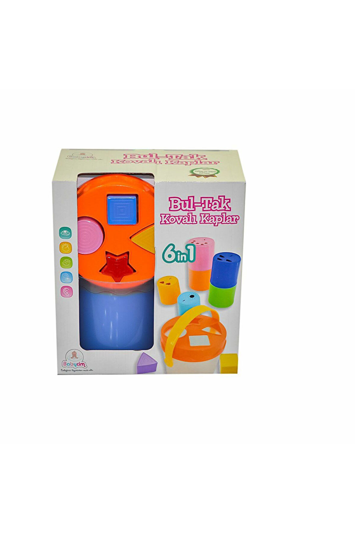 URT026-001 İç İçe Kaplar Jumbo - Birlik Toys Kız Erkek Çocuk Oyuncak Eğitici Oyuncaklar