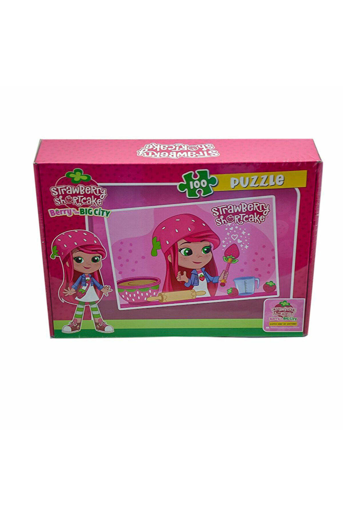 CK7879 ÇİLEK KIZ 100 Parça Kutu Puzzle-Utku Oyuncak Kız Erkek Çocuk Oyuncak Eğitici Oyuncaklar