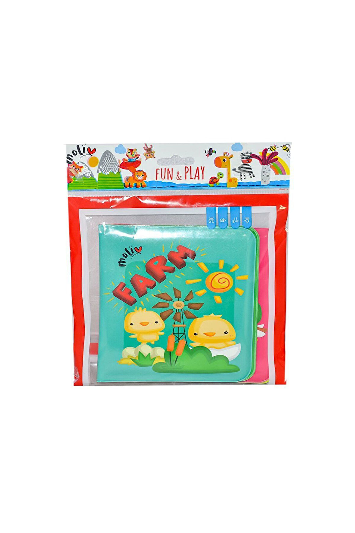 MOL-025 PVC Banyo Oyuncağı Kitaplar -1adet stokta olan gönderilir Kız Erkek Çocuk Oyuncak Eğitici Oy