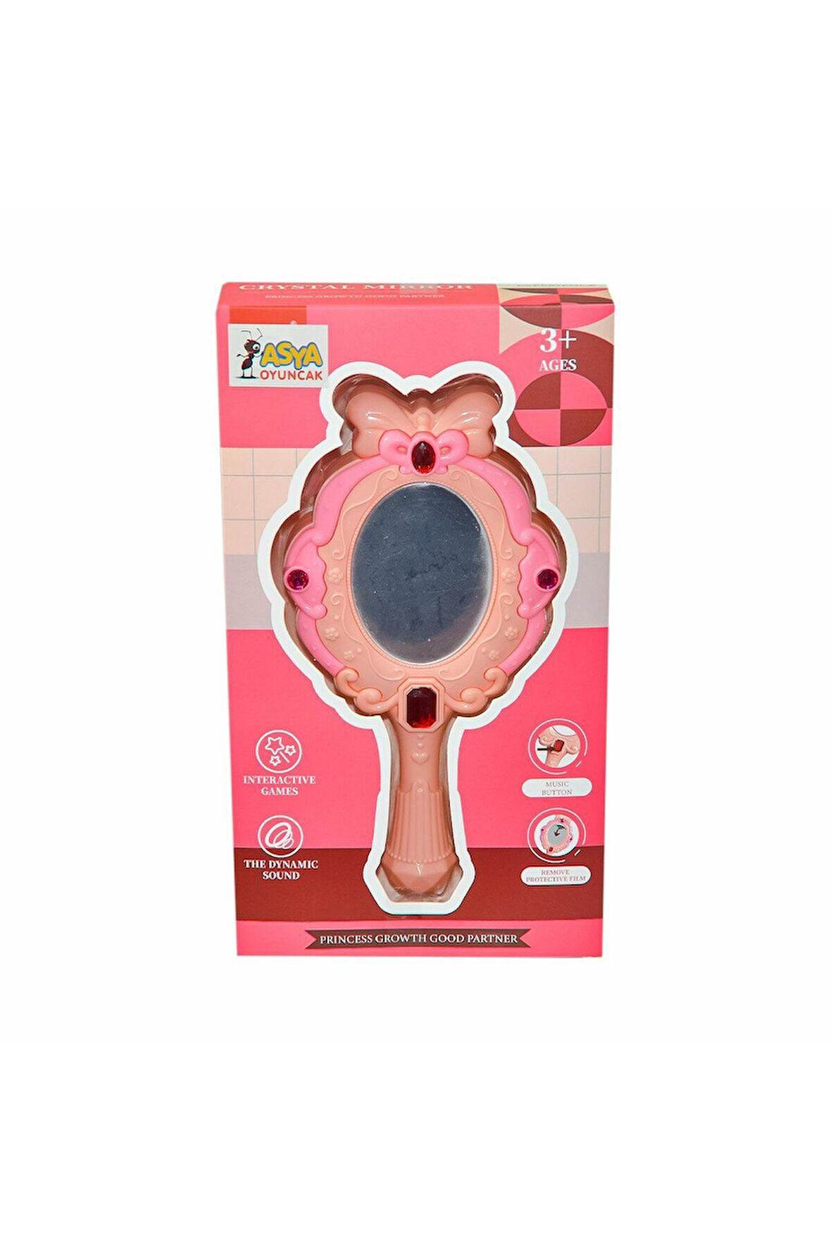 09584-185-68 Kutulu Işıklı Ayna Kız Erkek Çocuk Oyuncak Eğitici Oyuncaklar