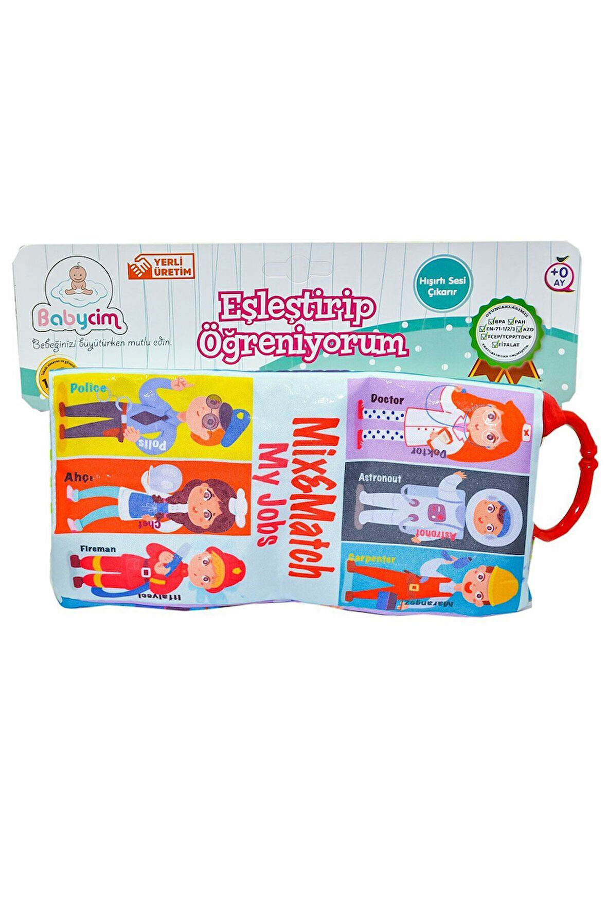 URT003-20 Eşleştirip Öğreniyorum Meslekler - Birlik Toys Kız Erkek Çocuk Oyuncak Eğitici Oyuncaklar