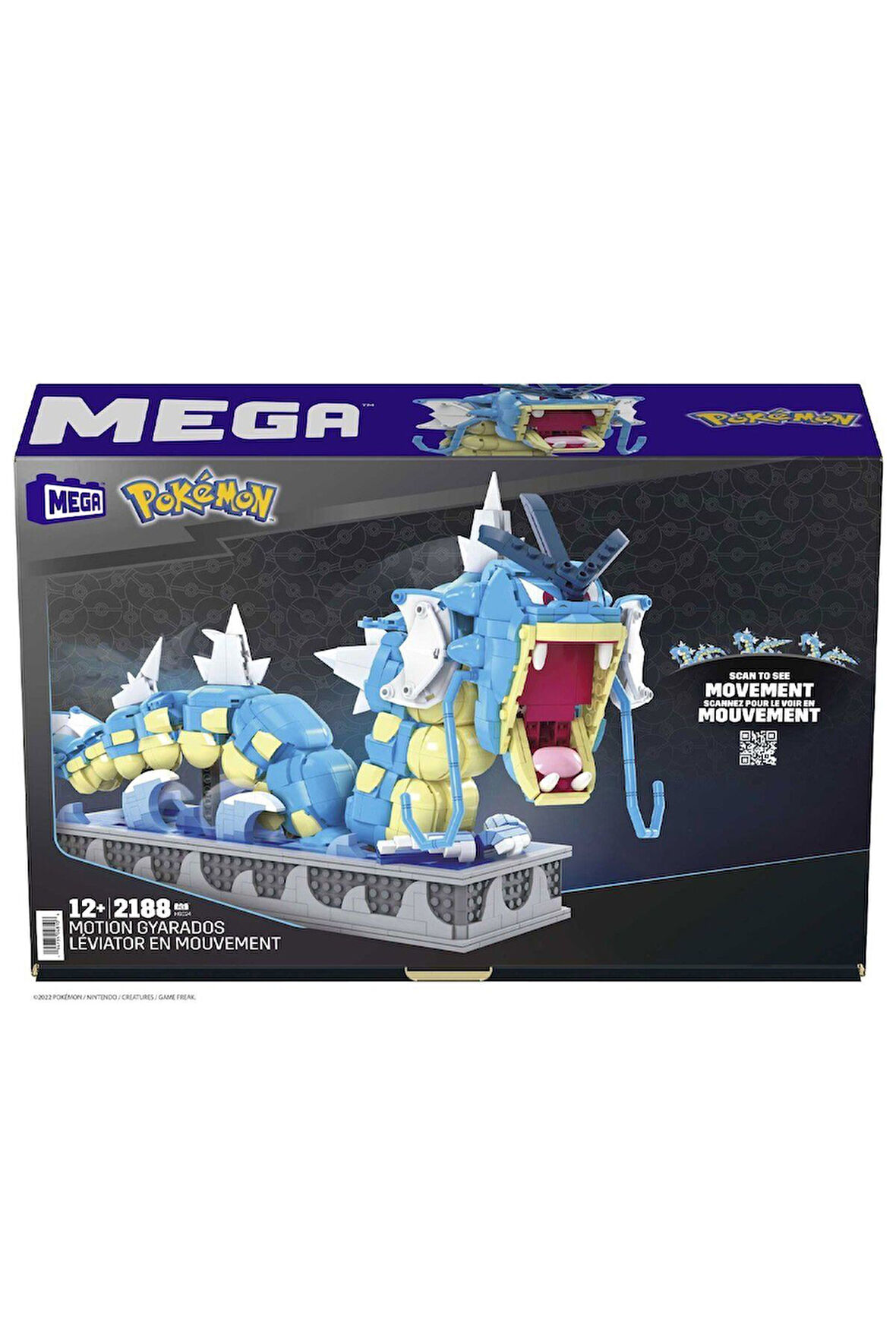 HGC24 MEGA Pokemon - Kinetik Gyarados Kız Erkek Çocuk Oyuncak Eğitici Oyuncaklar