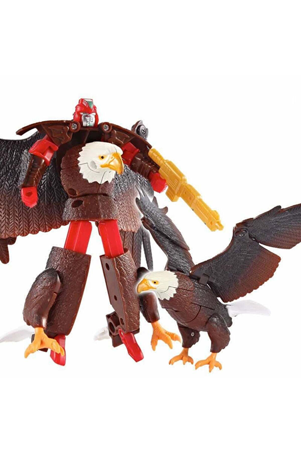 Robota Dönülen Kartal Oyuncak Figür Kız Erkek Çocuk Oyuncak Eğitici Oyuncaklar