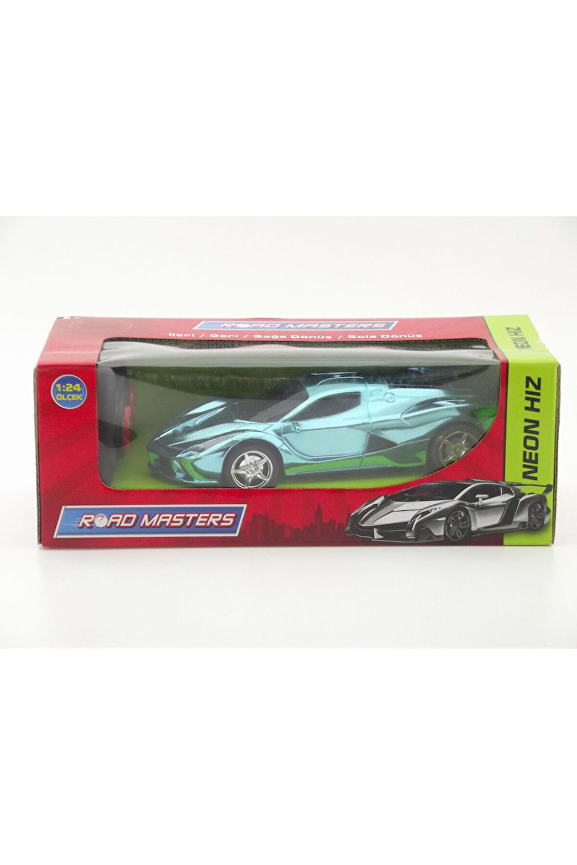 U.K. Pilli Turkuvaz Spor Araba Neon Hız Rt24 Kız Erkek Çocuk Oyuncak Eğitici Oyuncaklar