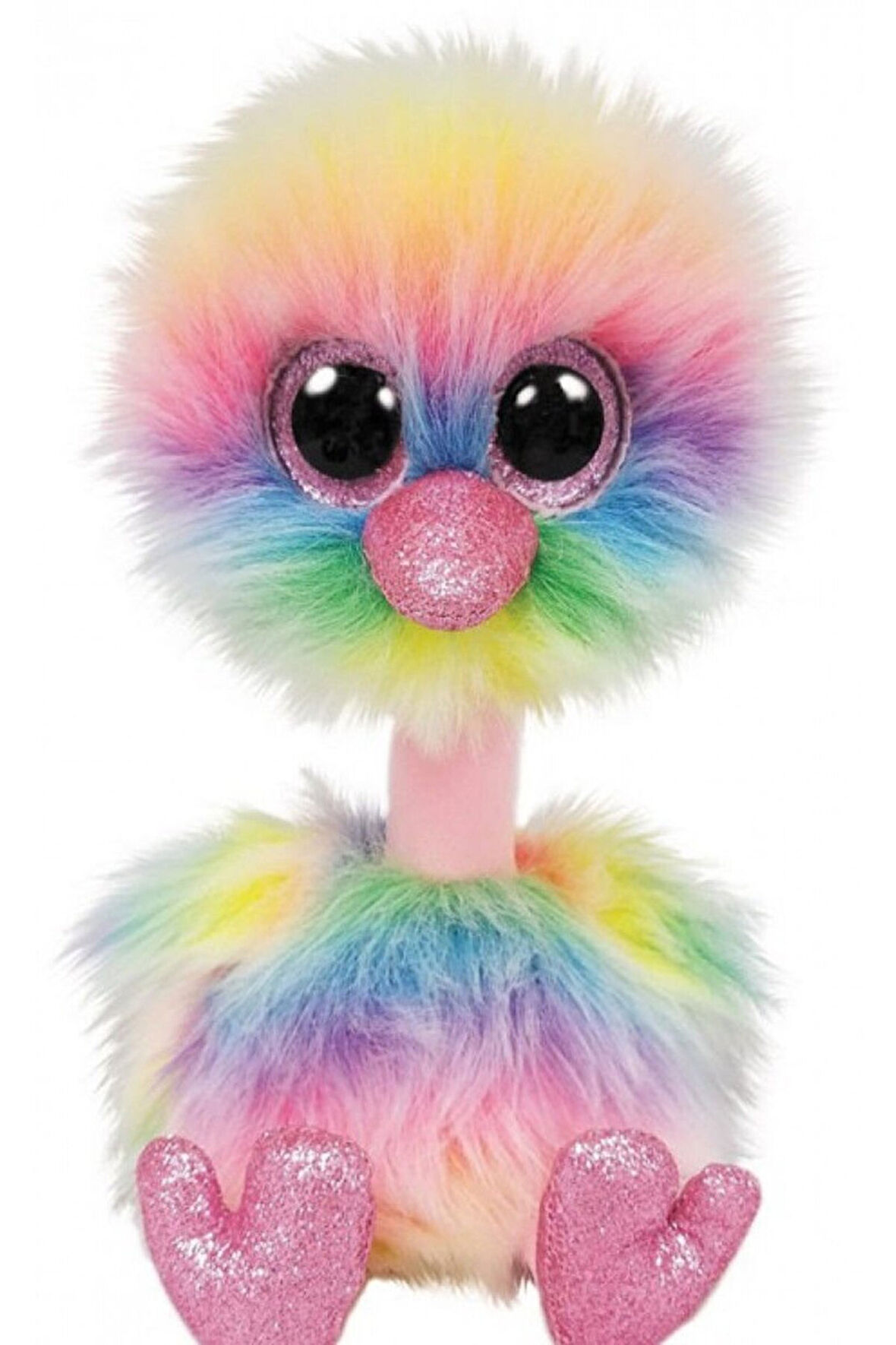 TY Beanie Boos Deve Kuşu Asha Peluş 15cm Kız Erkek Çocuk Oyuncak Eğitici Oyuncaklar