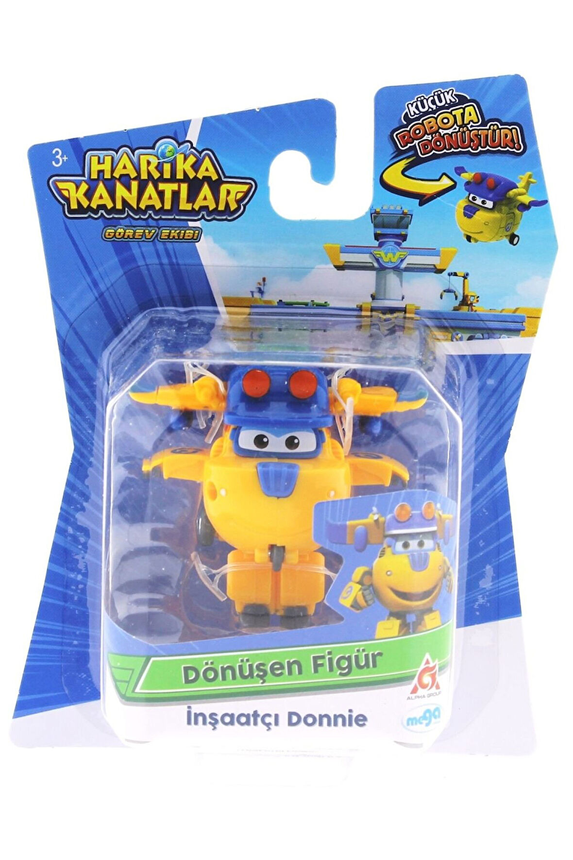 Harika Kanatlar Dönüşen Tekli Figür İnşaatçı Donnie Kız Erkek Çocuk Oyuncak Eğitici Oyuncaklar
