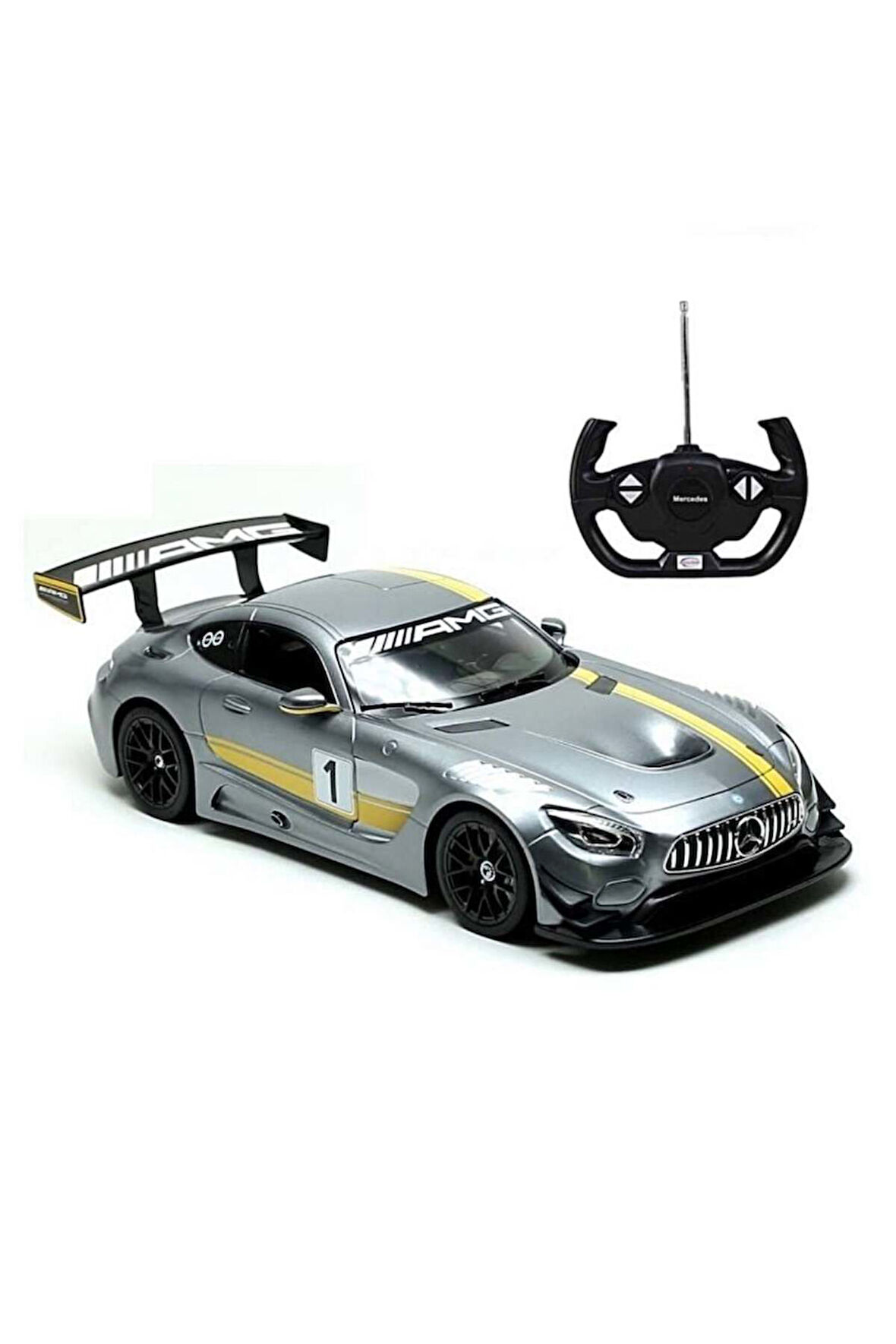 Rastar Kumandalı 1:14 Mercedes AMG GT3 Kız Erkek Çocuk Oyuncak Eğitici Oyuncaklar