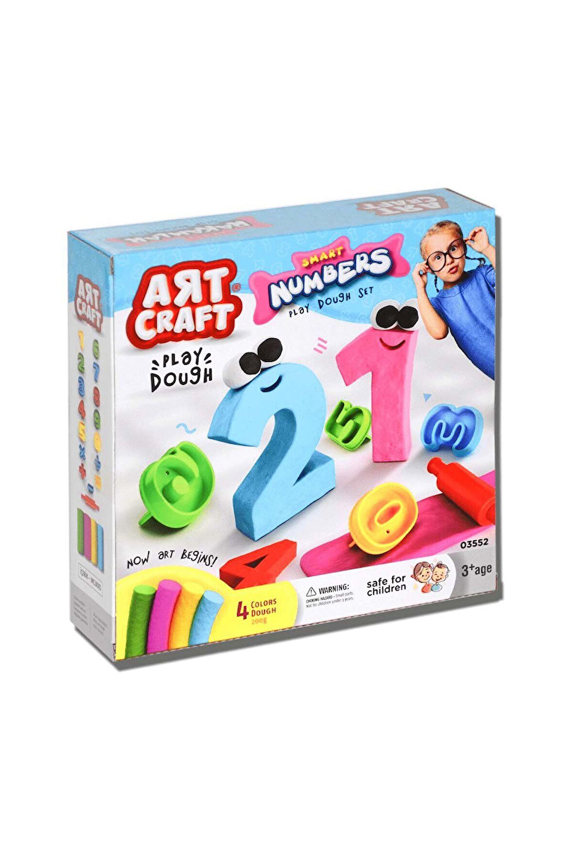 Dede 3D Rakamlar Oyun Hamuru Seti Kız Erkek Çocuk Oyuncak Eğitici Oyuncaklar