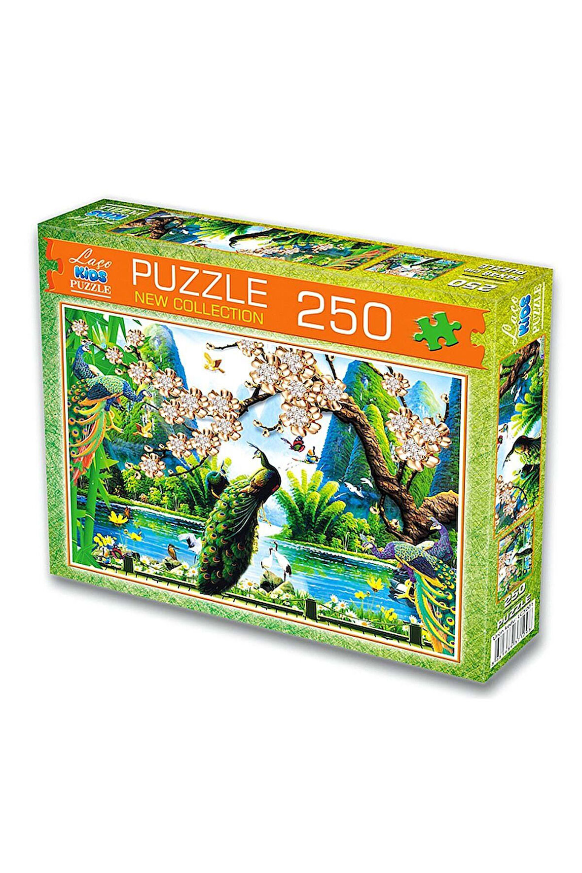 250 Parça Tavus Kuşu Puzzle - LC7191 Kız Erkek Çocuk Oyuncak Eğitici Oyuncaklar