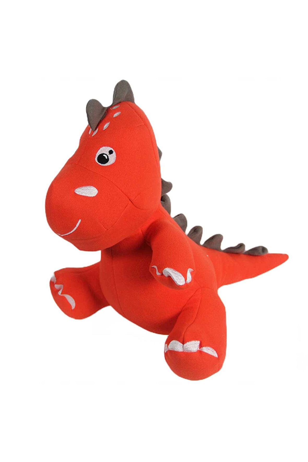 Dino Peluş Oyuncak Turuncu 40cm Kız Erkek Çocuk Oyuncak Eğitici Oyuncaklar