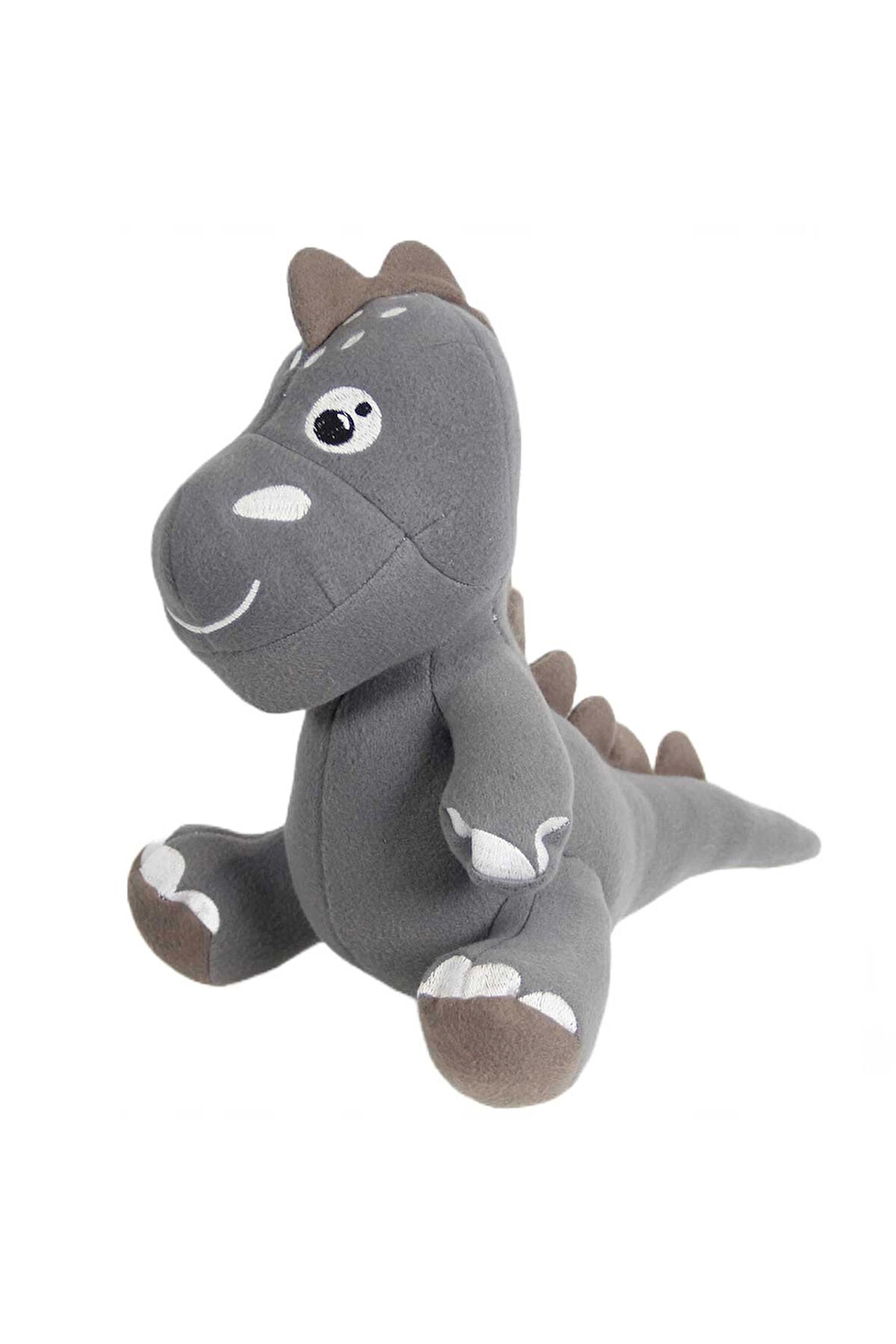 Dino Peluş Oyuncak Gri 25cm Kız Erkek Çocuk Oyuncak Eğitici Oyuncaklar